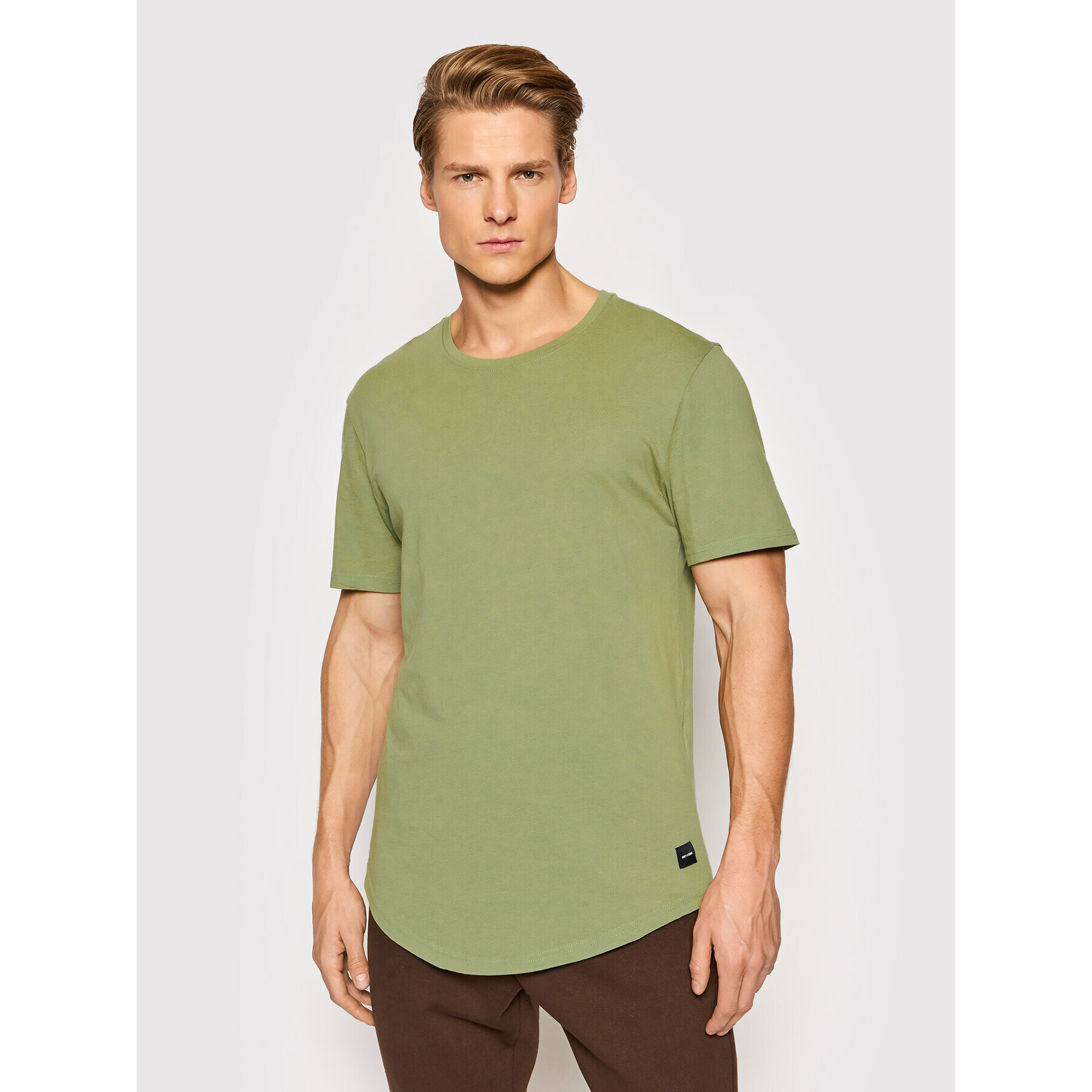 Only & Sons Тишърт Matt 22002973 Зелен Regular Fit - Pepit.bg