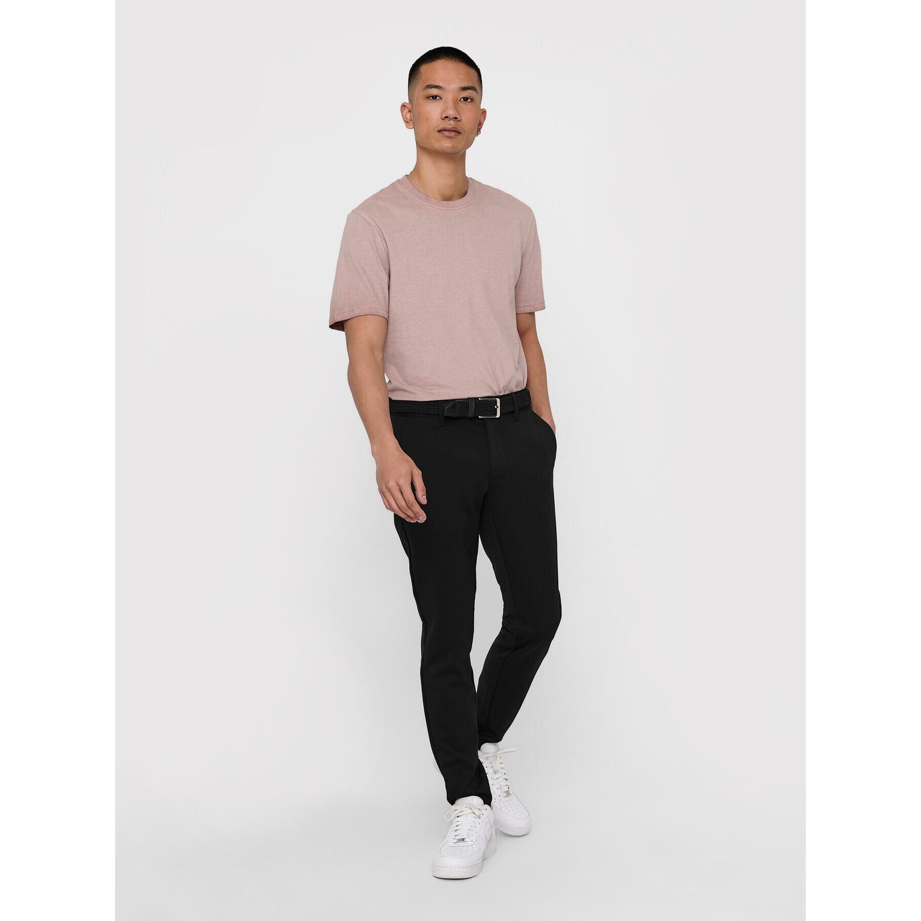 Only & Sons Тишърт Millenium 22018868 Розов Regular Fit - Pepit.bg