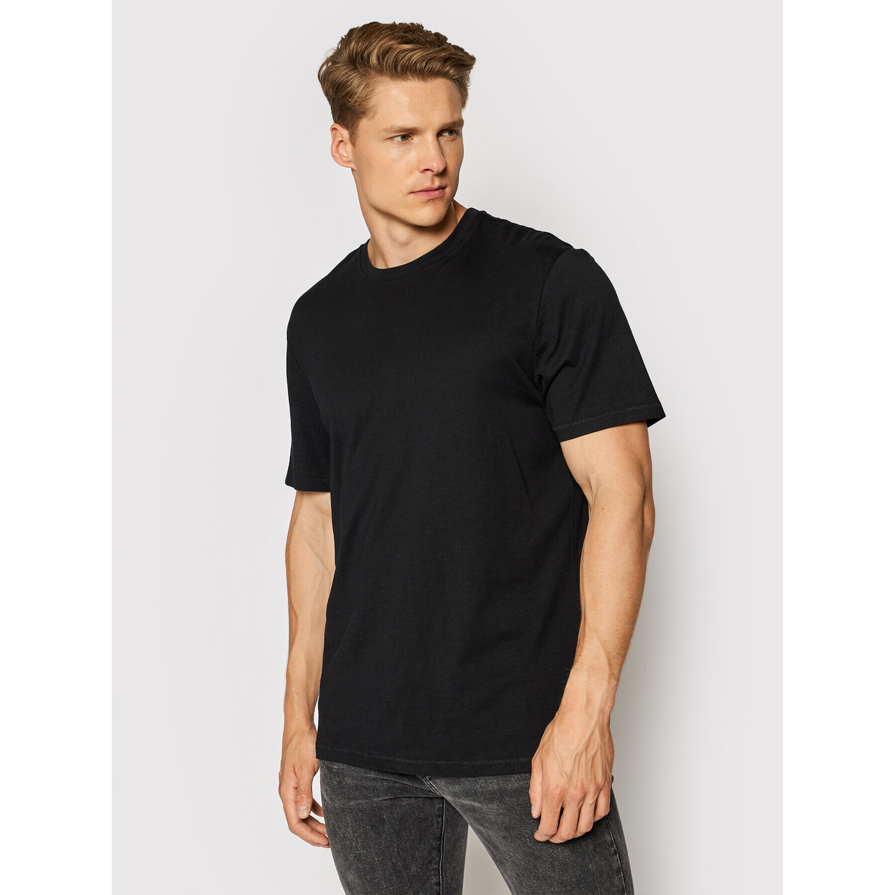Only & Sons Тишърт Millenium 22020074 Черен Regular Fit - Pepit.bg