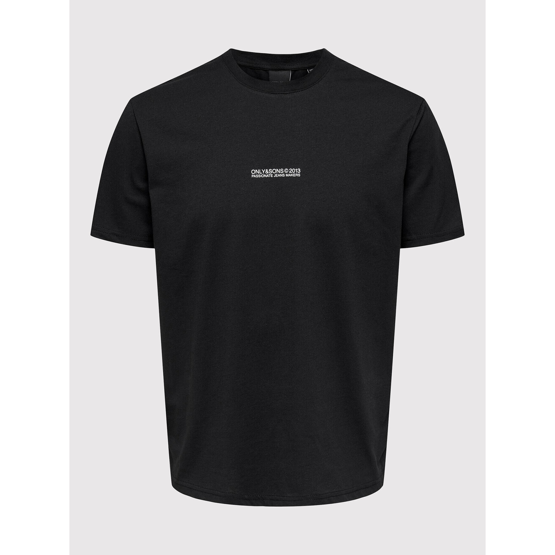 Only & Sons Тишърт Musk 22023843 Черен Regular Fit - Pepit.bg