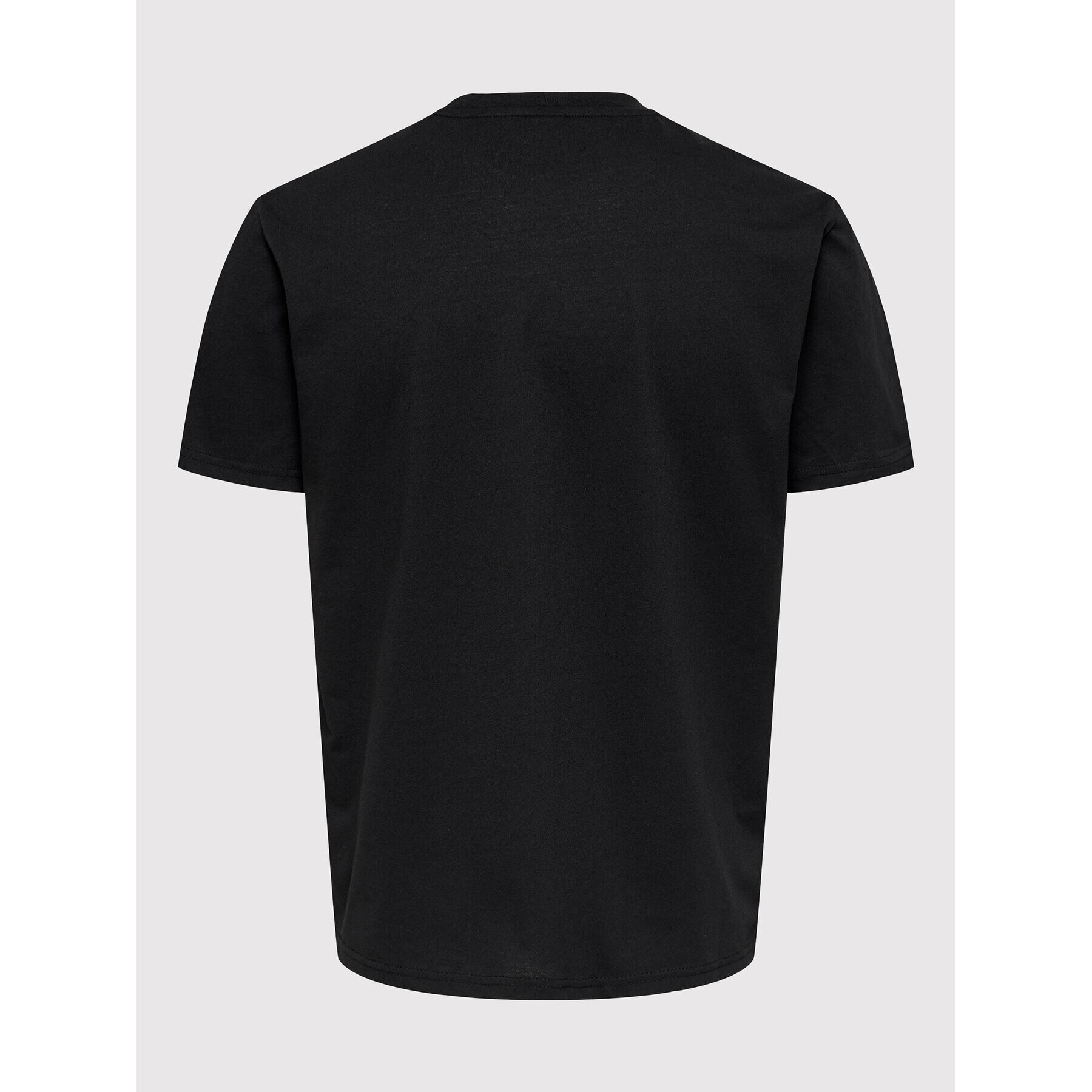 Only & Sons Тишърт Musk 22023843 Черен Regular Fit - Pepit.bg