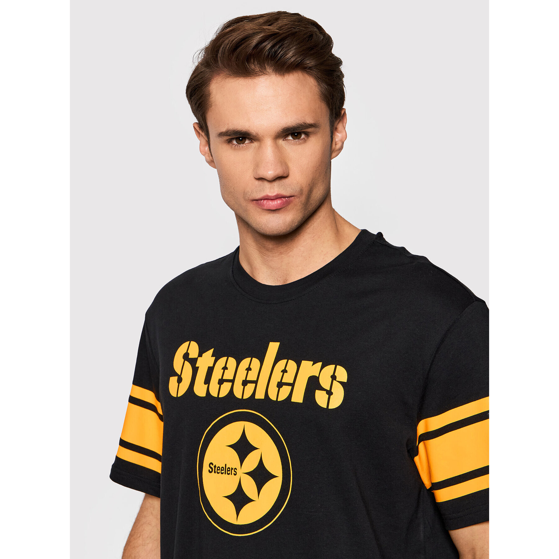 Only & Sons Тишърт NFL 22021464 Черен Regular Fit - Pepit.bg