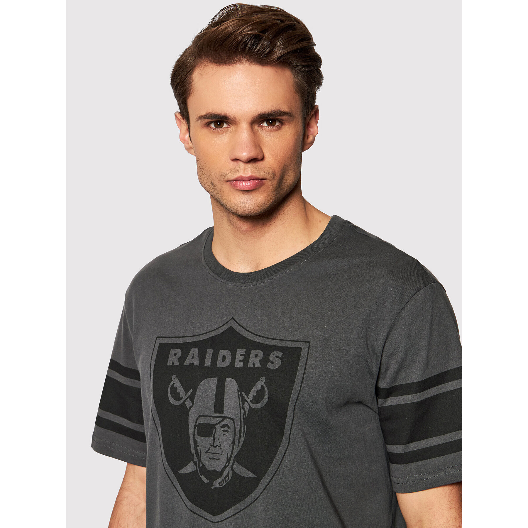 Only & Sons Тишърт NFL 22021464 Сив Regular Fit - Pepit.bg