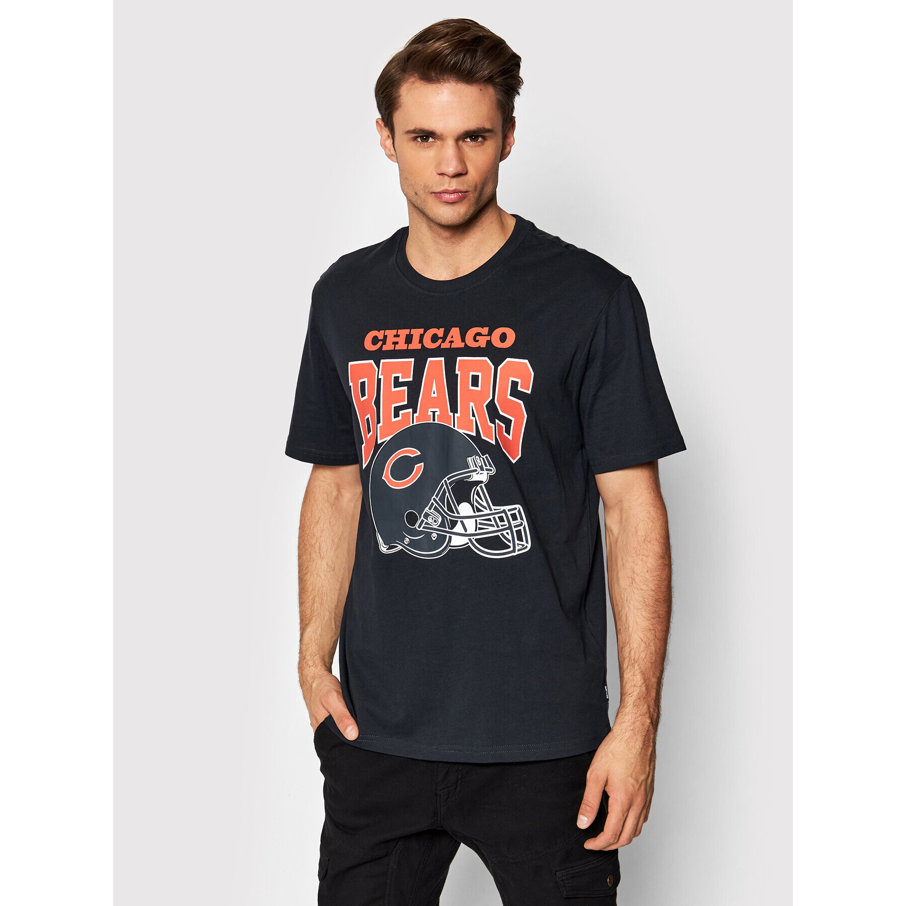 Only & Sons Тишърт NFL 22021464 Тъмносин Regular Fit - Pepit.bg