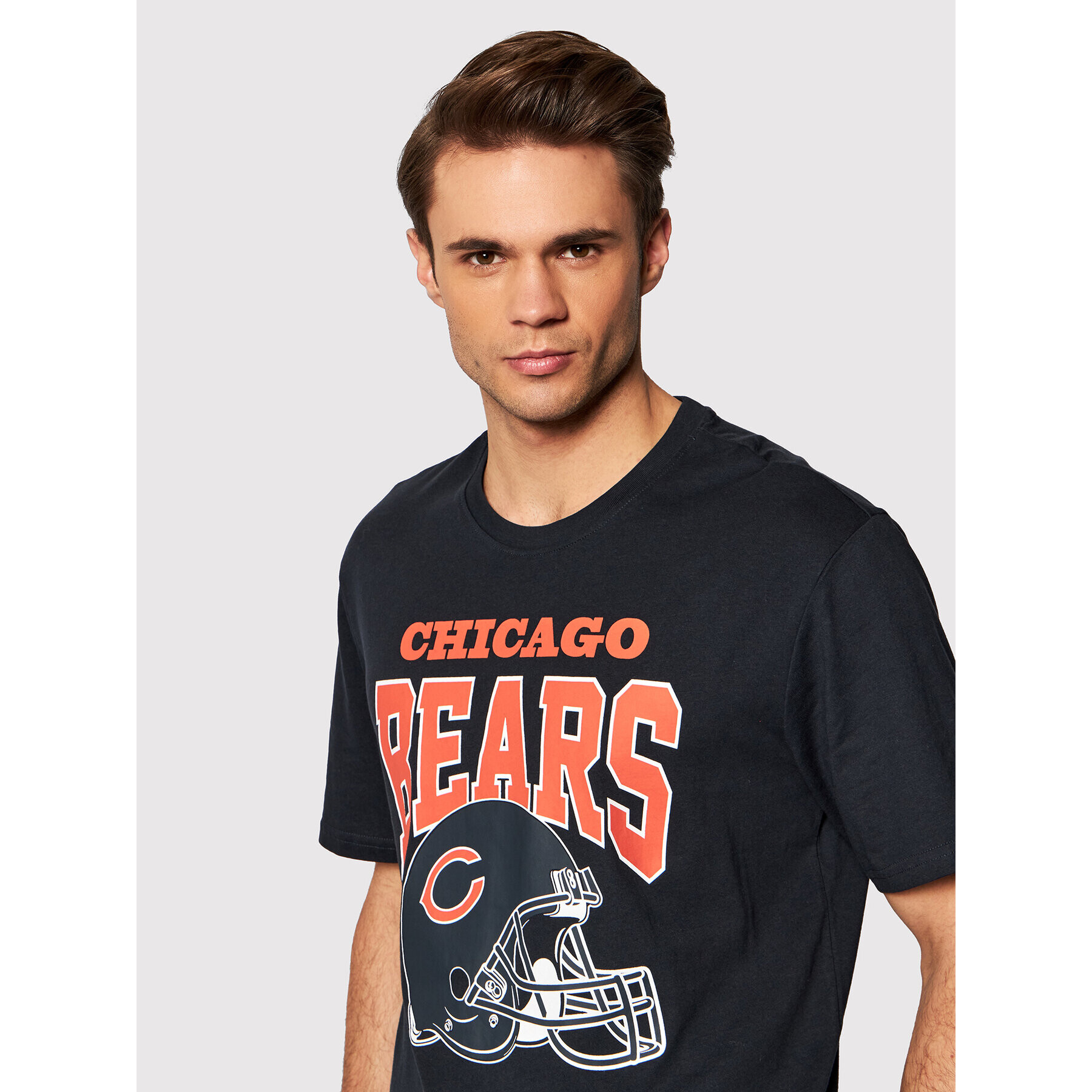 Only & Sons Тишърт NFL 22021464 Тъмносин Regular Fit - Pepit.bg