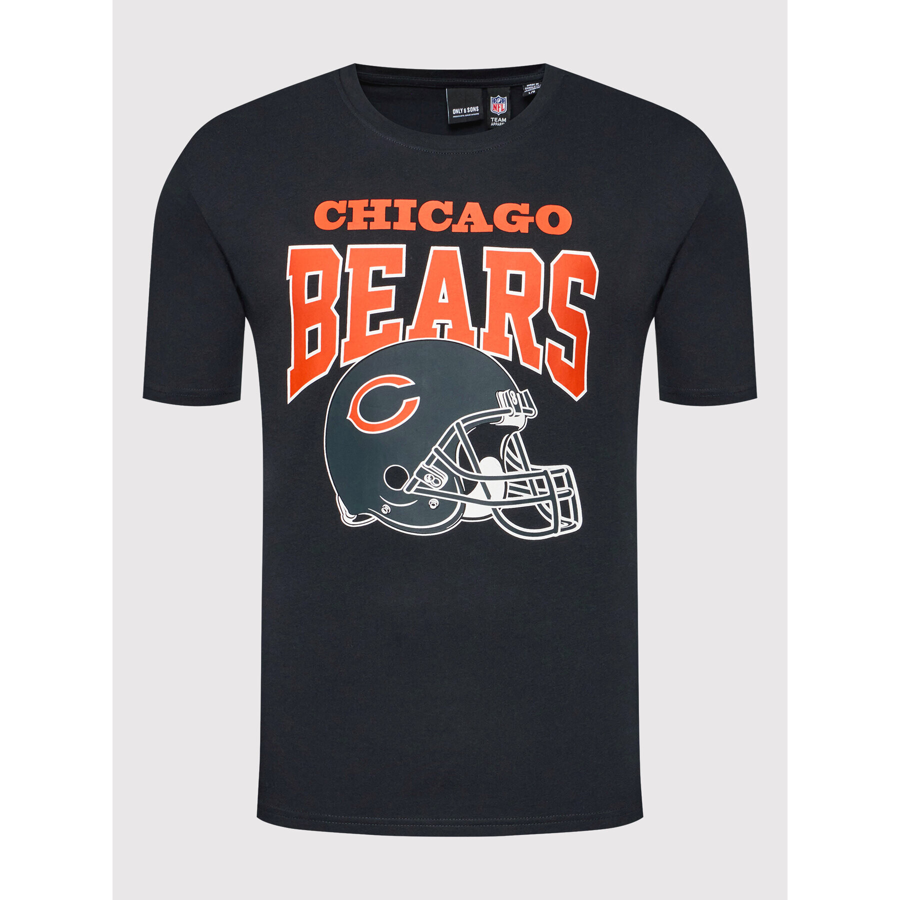 Only & Sons Тишърт NFL 22021464 Тъмносин Regular Fit - Pepit.bg