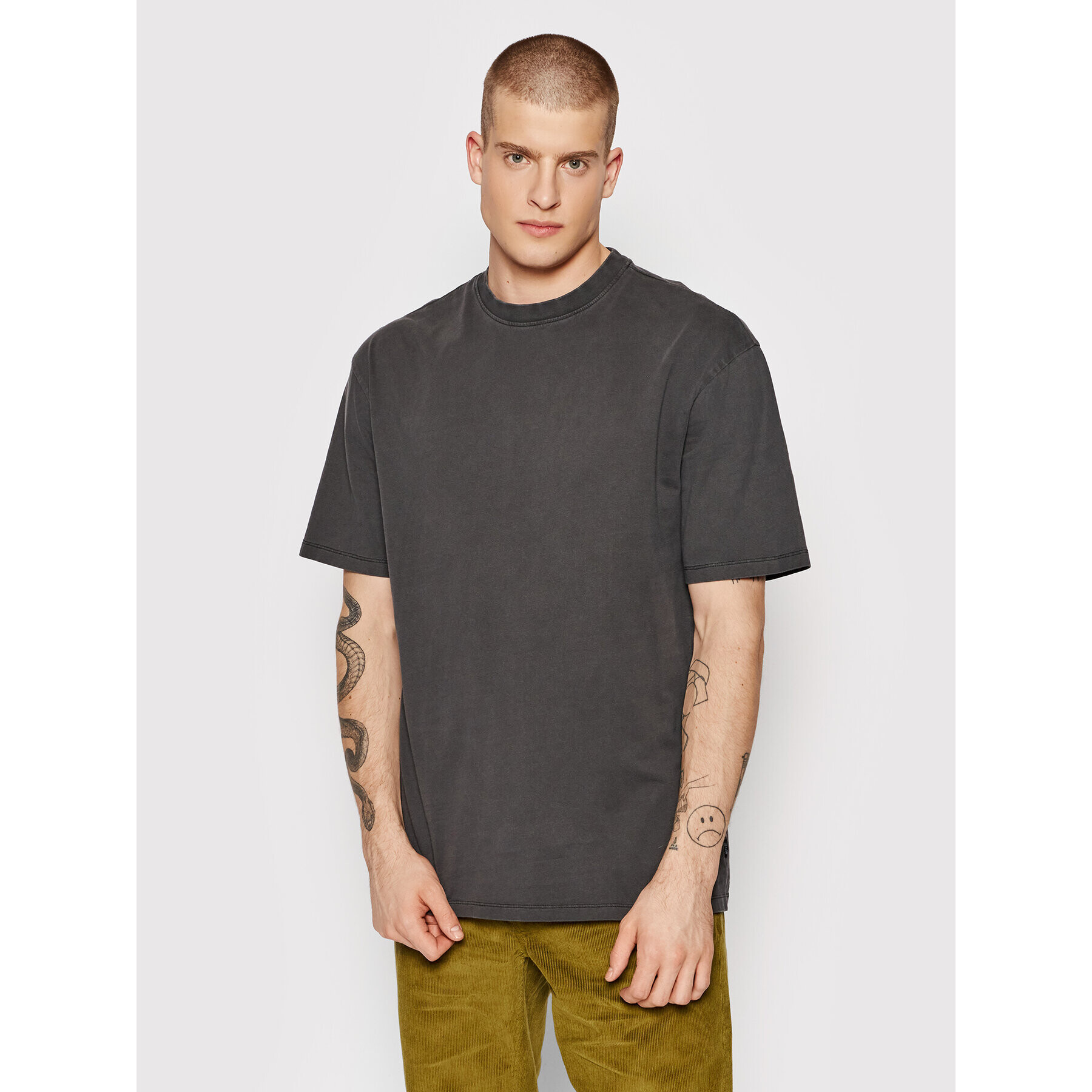 Only & Sons Тишърт Ron 22020928 Сив Regular Fit - Pepit.bg