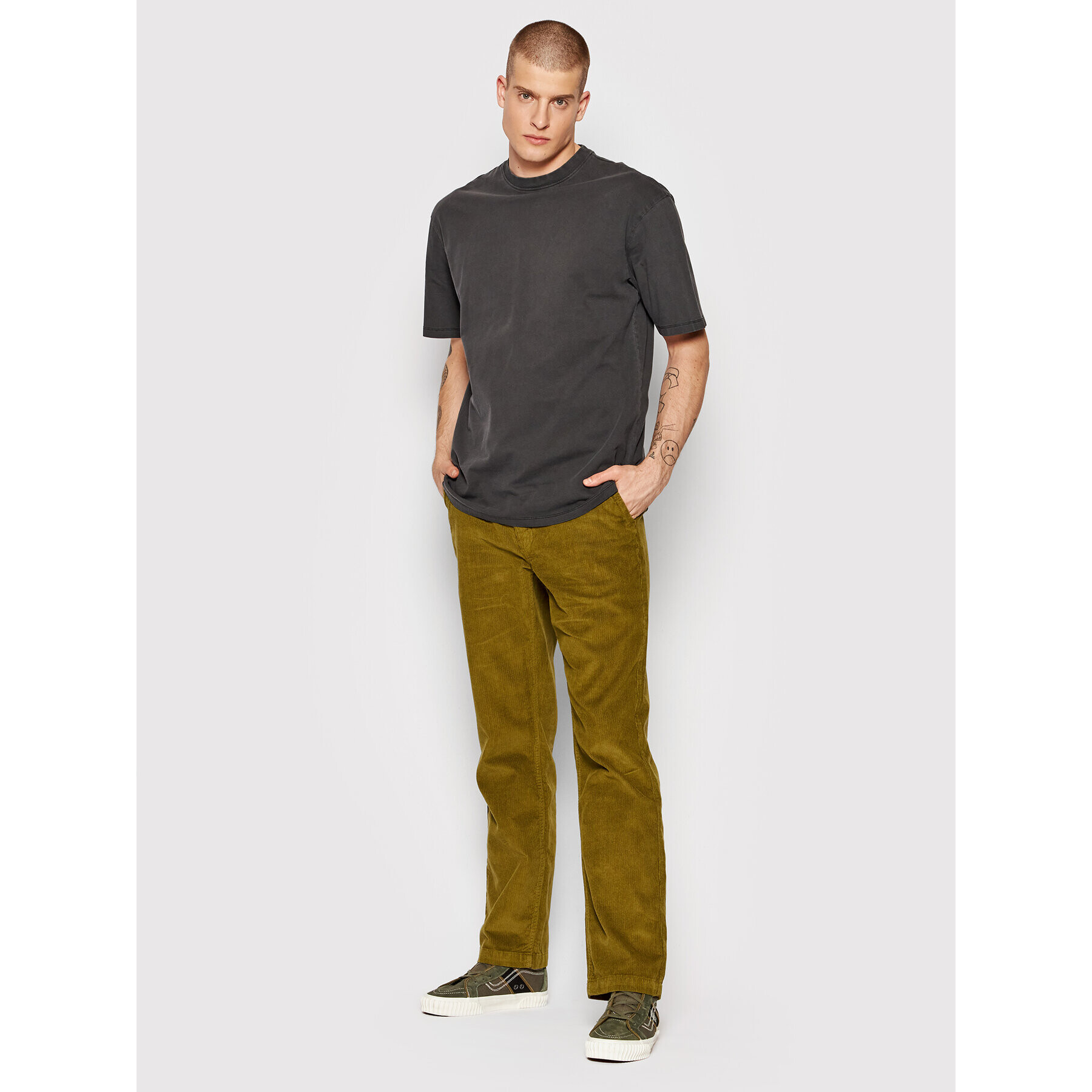 Only & Sons Тишърт Ron 22020928 Сив Regular Fit - Pepit.bg