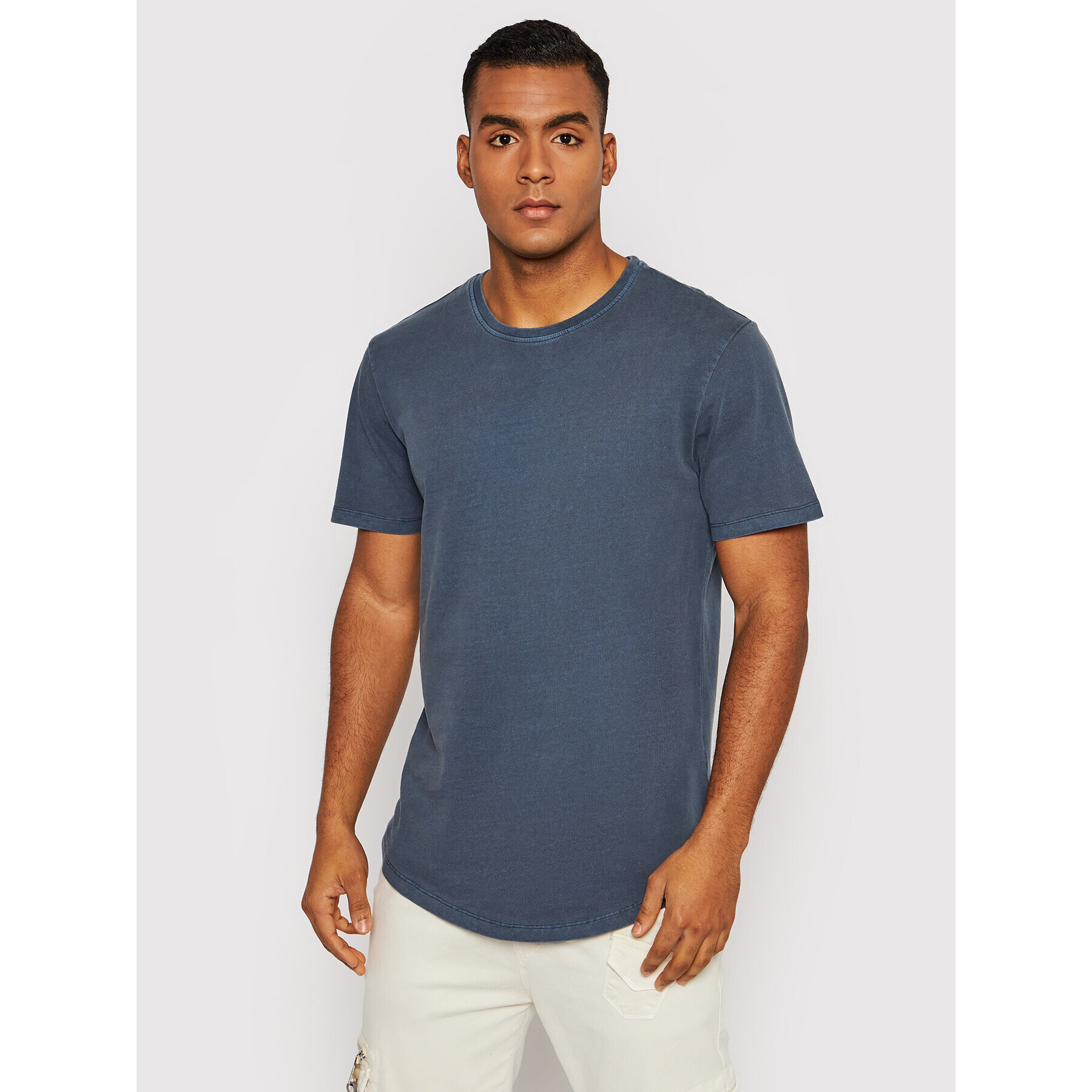 Only & Sons Тишърт Ron 22021069 Тъмносин Regular Fit - Pepit.bg