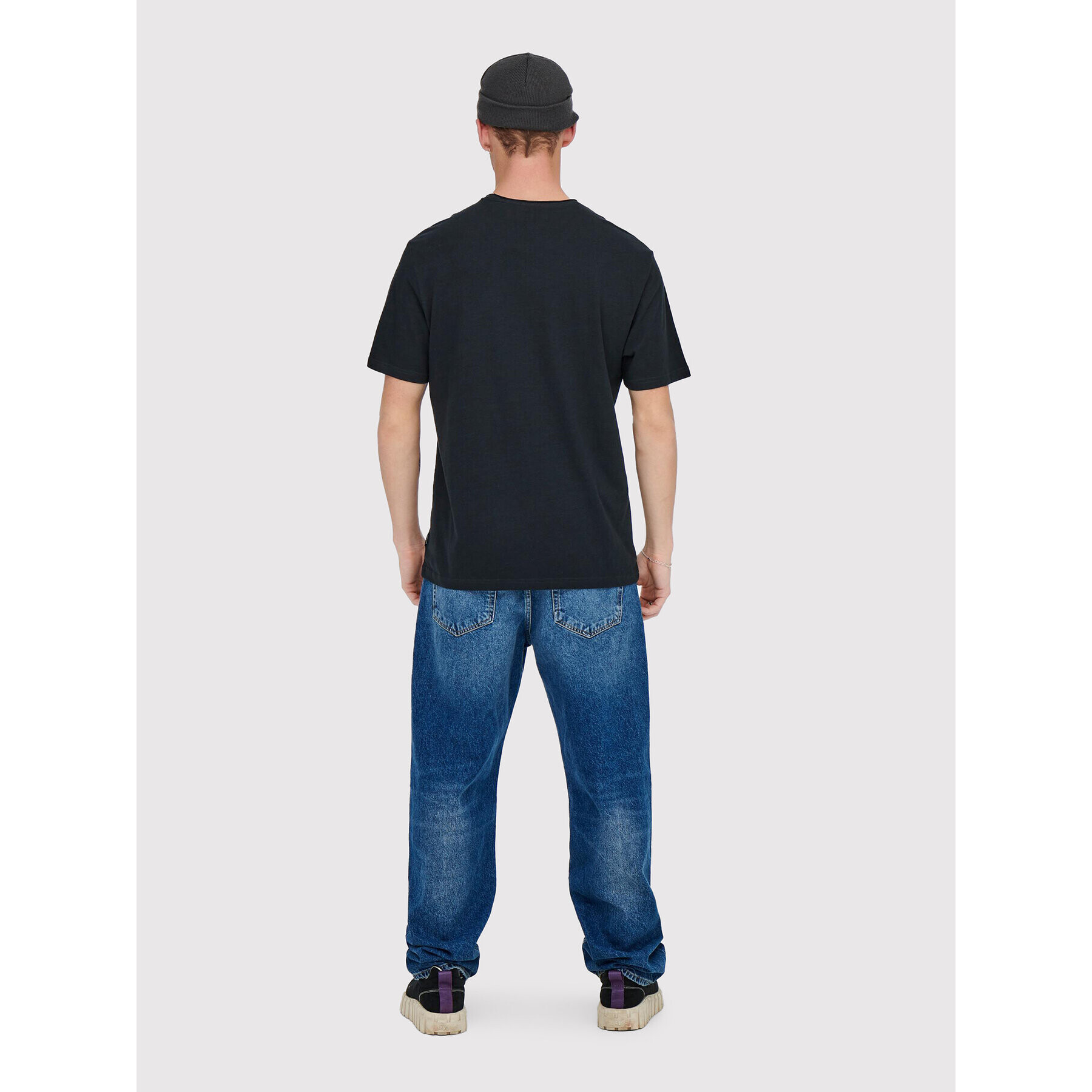Only & Sons Тишърт Roy 22022531 Тъмносин Regular Fit - Pepit.bg