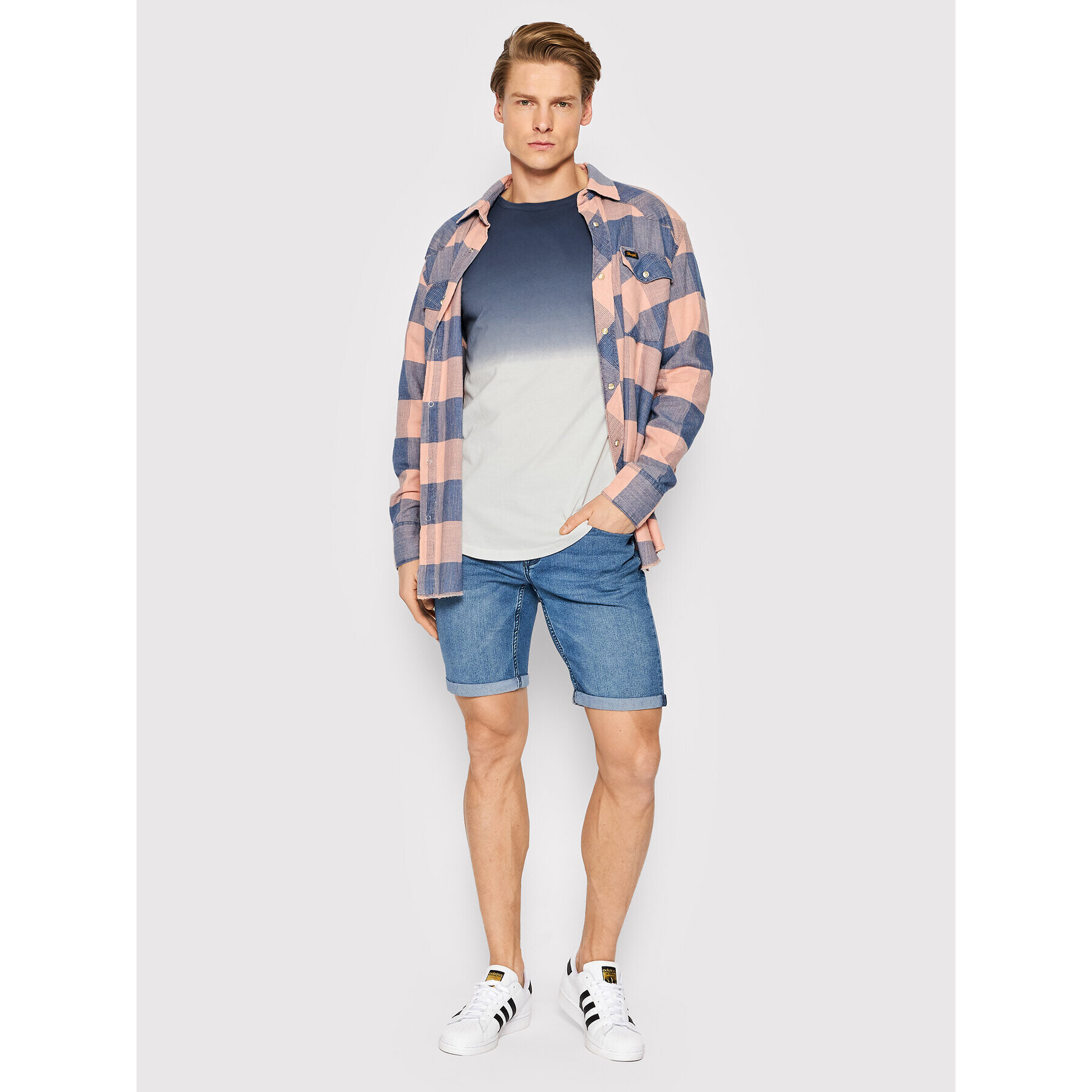 Only & Sons Тишърт Tyson 22021433 Син Regular Fit - Pepit.bg