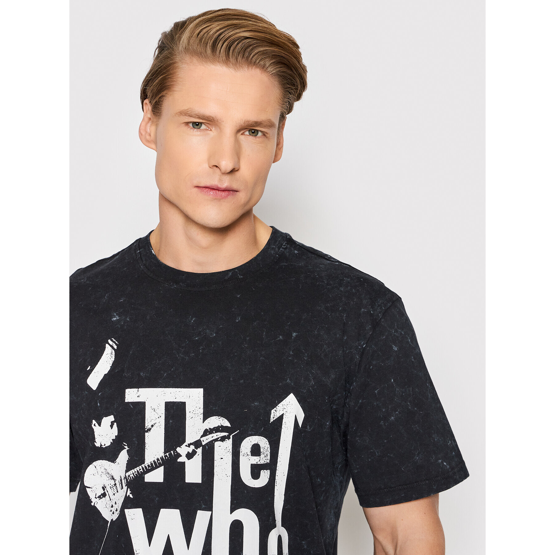 Only & Sons Тишърт Who 22021852 Черен Regular Fit - Pepit.bg