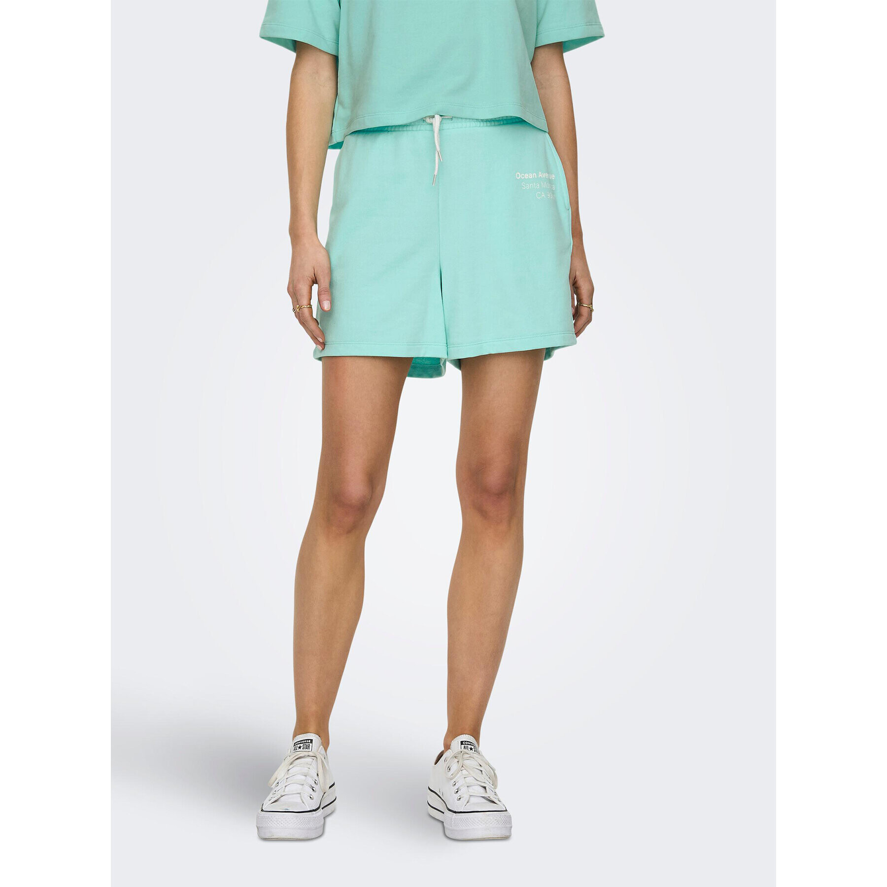 ONLY Спортни шорти 15293692 Зелен Regular Fit - Pepit.bg