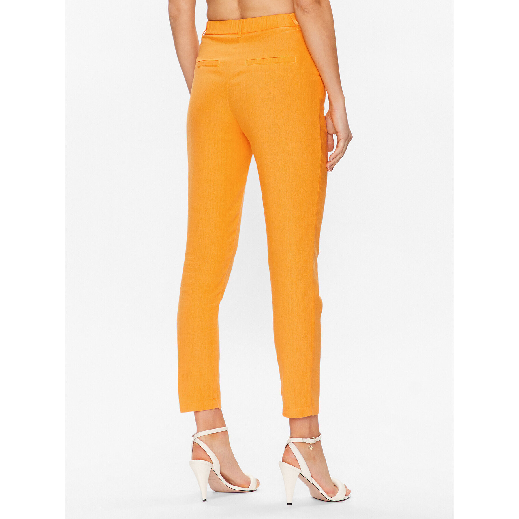 ONLY Текстилни панталони 15278713 Оранжев Regular Fit - Pepit.bg