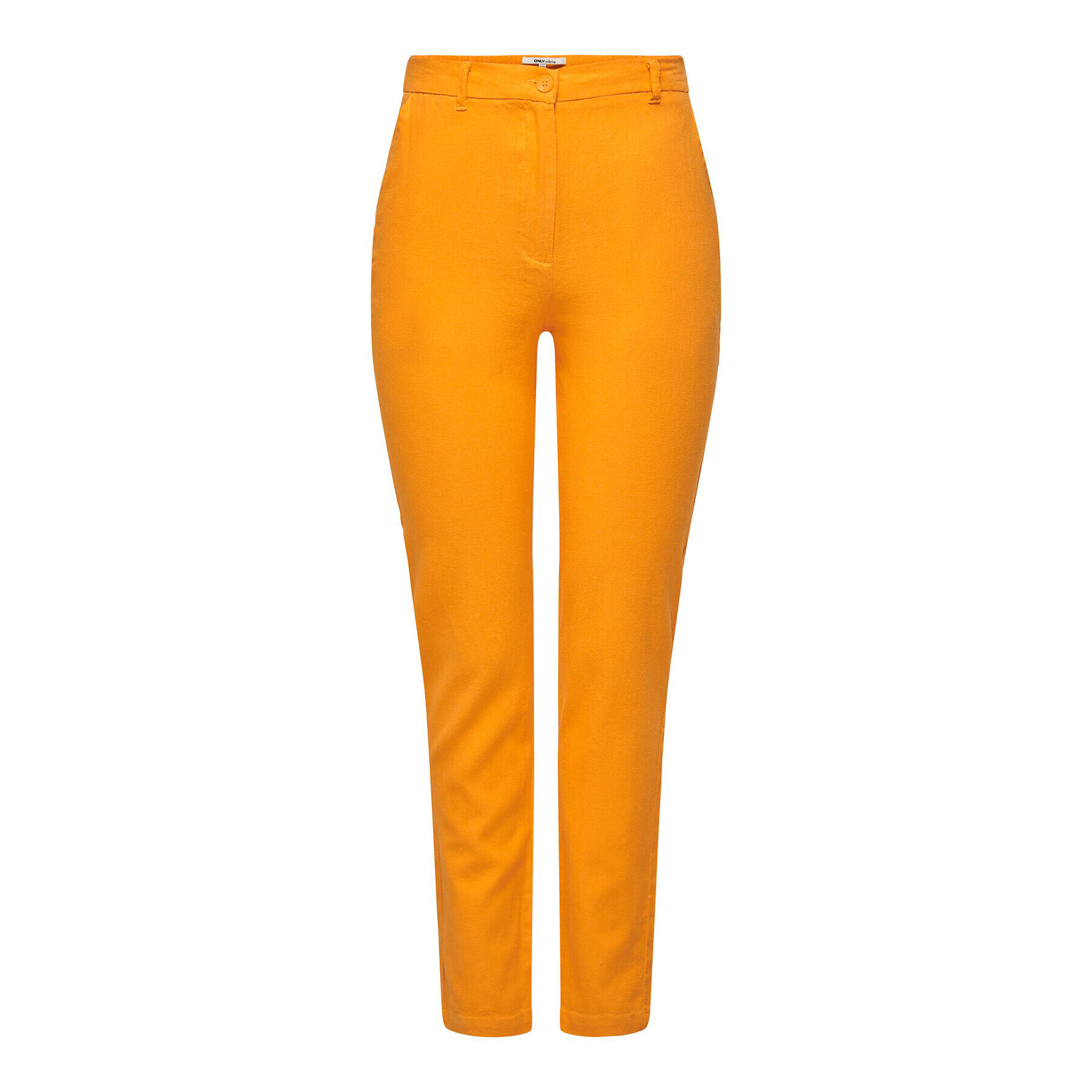 ONLY Текстилни панталони 15278713 Оранжев Regular Fit - Pepit.bg