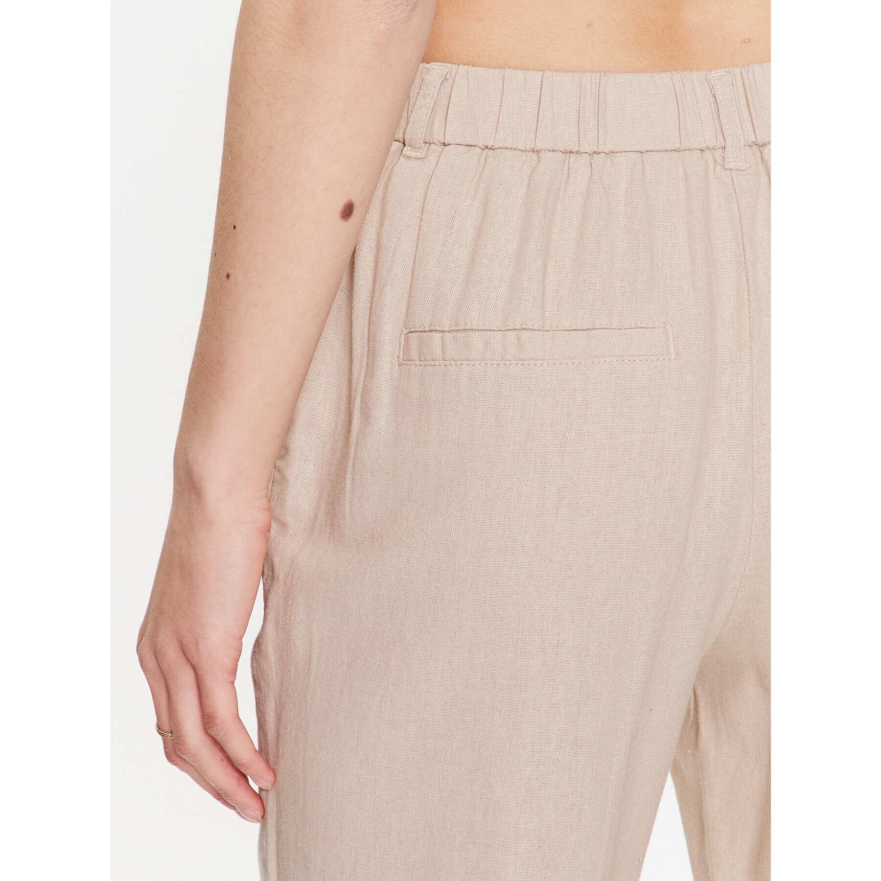 ONLY Текстилни панталони 15278713 Бежов Regular Fit - Pepit.bg