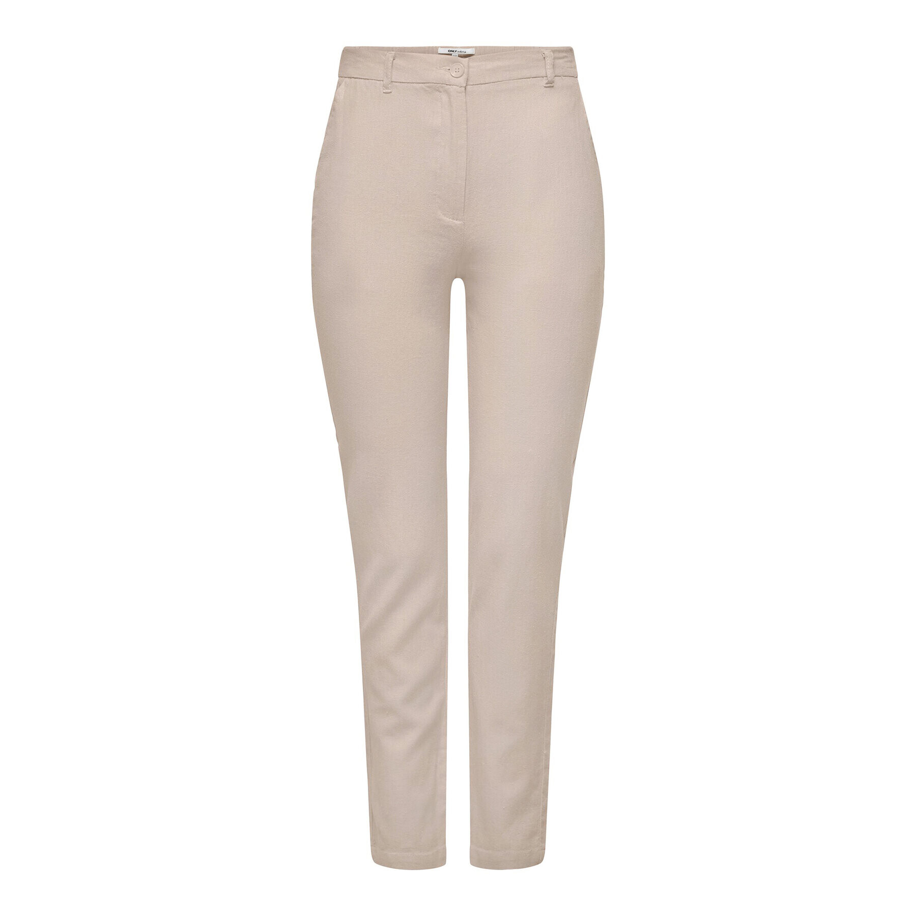 ONLY Текстилни панталони 15278713 Бежов Regular Fit - Pepit.bg
