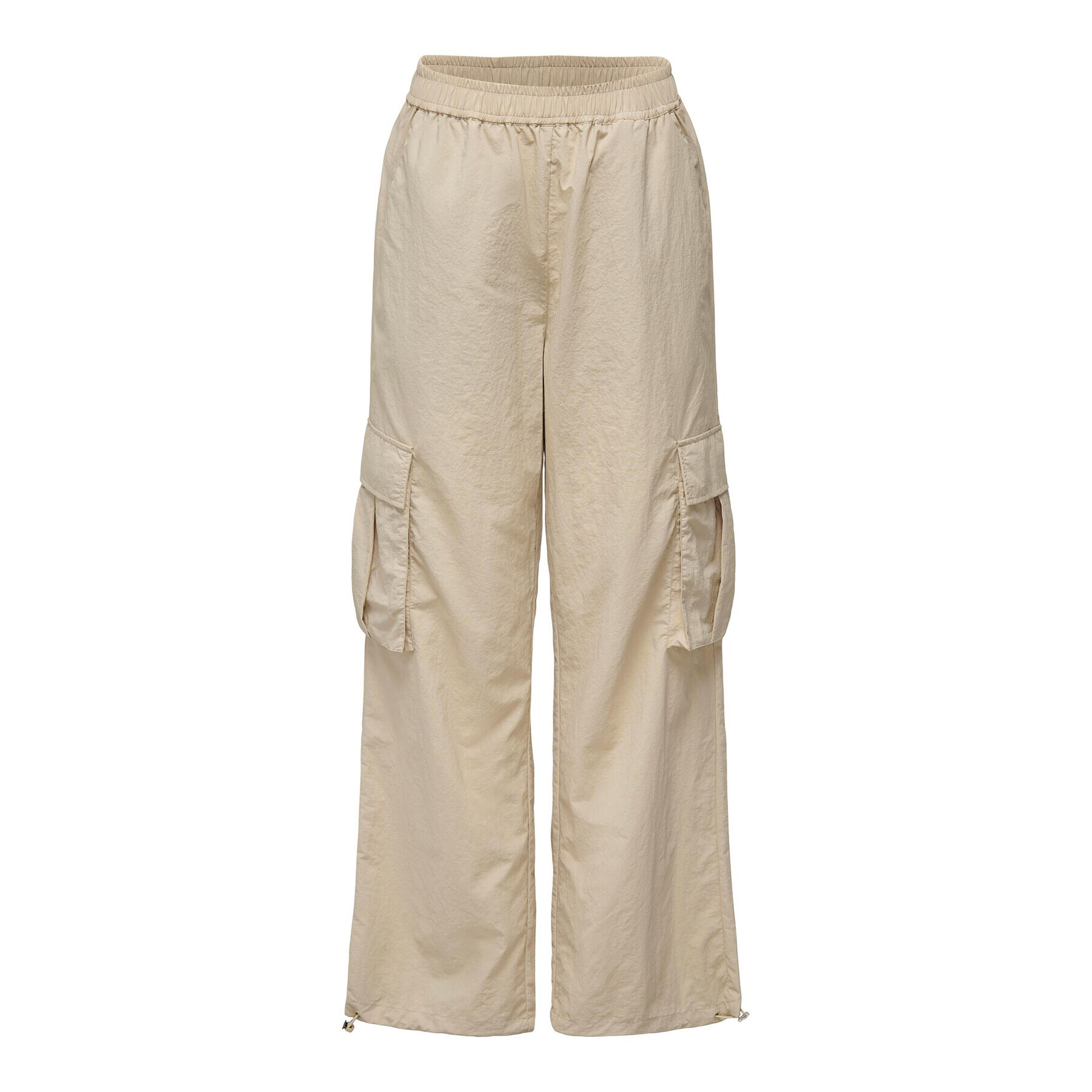 ONLY Текстилни панталони 15288248 Бежов Cargo Fit - Pepit.bg