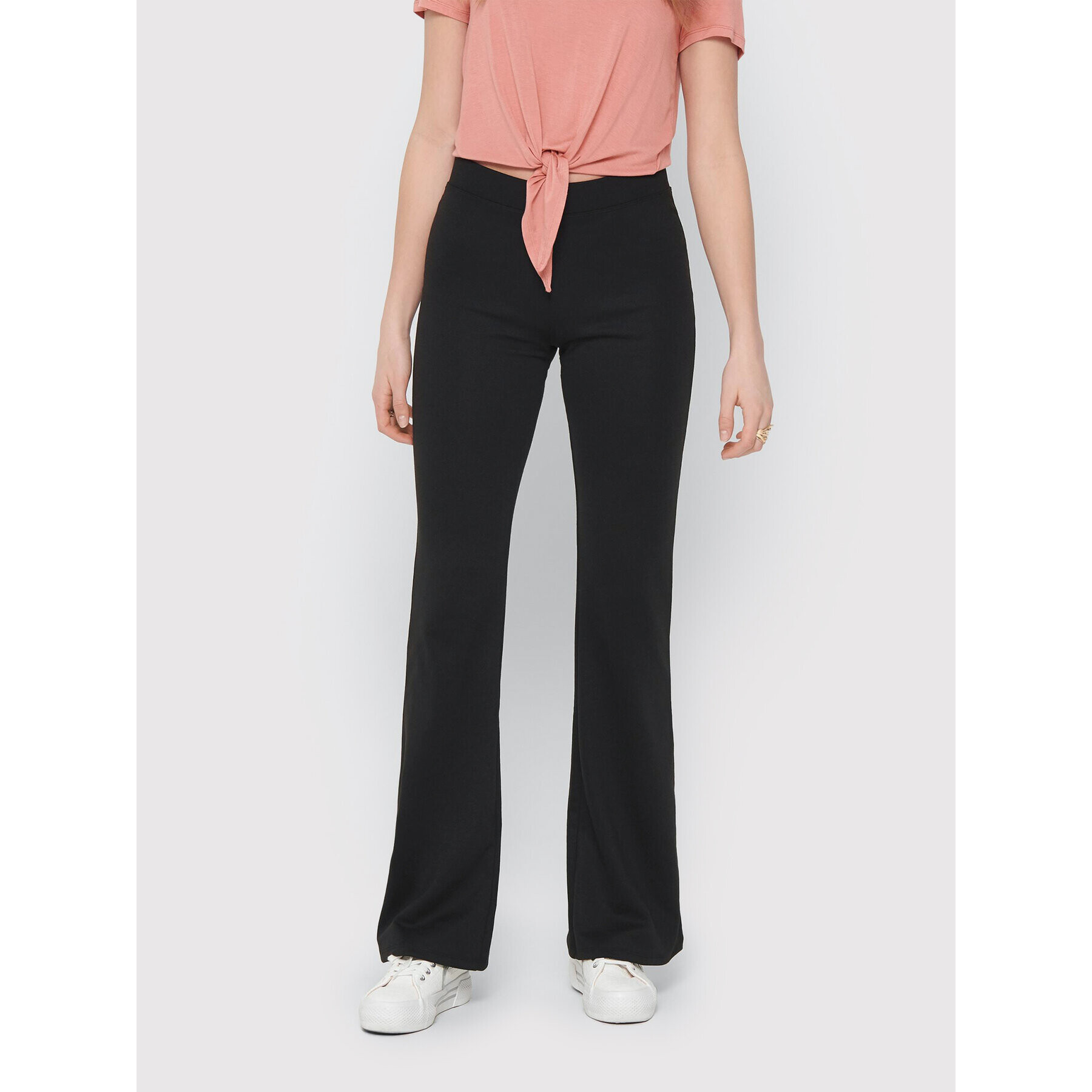 ONLY Текстилни панталони Fever 15213525 Черен Regular Fit - Pepit.bg