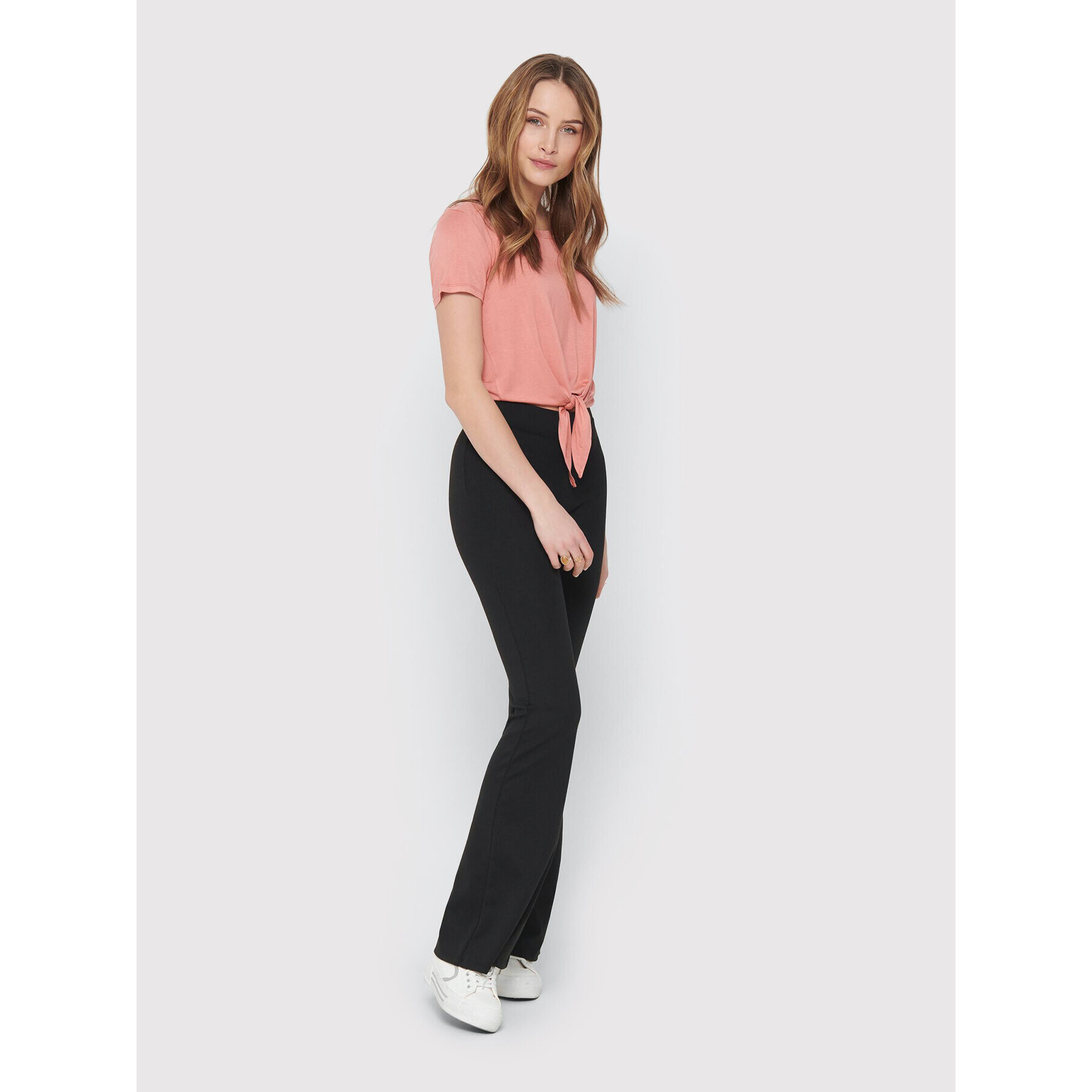 ONLY Текстилни панталони Fever 15213525 Черен Regular Fit - Pepit.bg