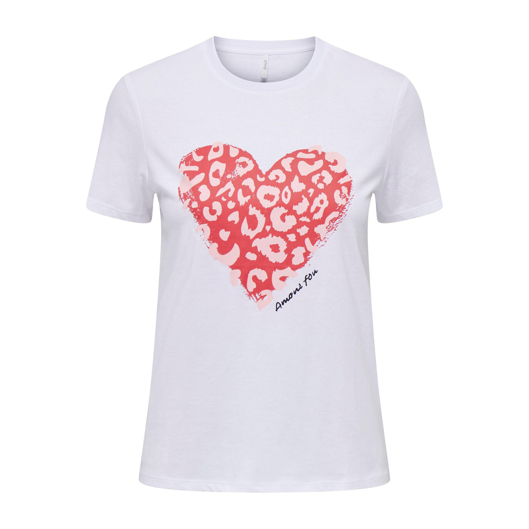 ONLY Тишърт 15266625 Бял Regular Fit - Pepit.bg