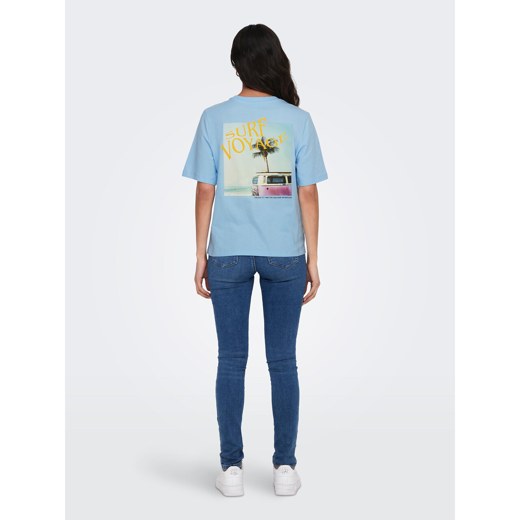 ONLY Тишърт 15295382 Син Regular Fit - Pepit.bg