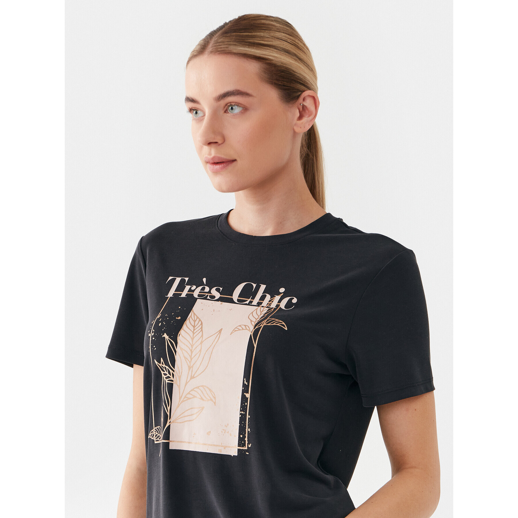 ONLY Тишърт 15303212 Черен Regular Fit - Pepit.bg