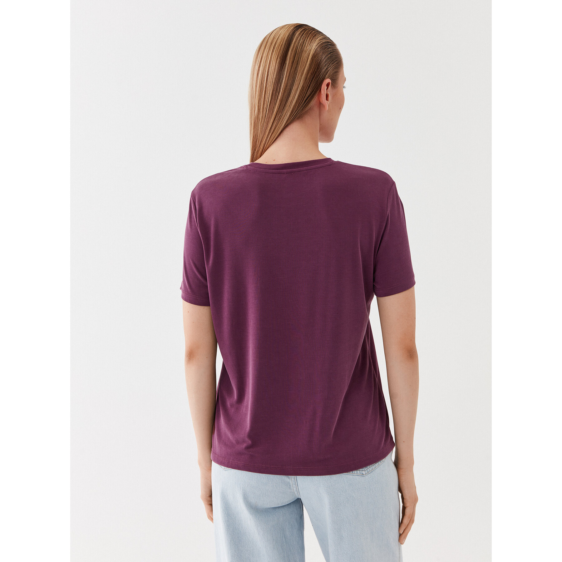 ONLY Тишърт 15303212 Виолетов Regular Fit - Pepit.bg