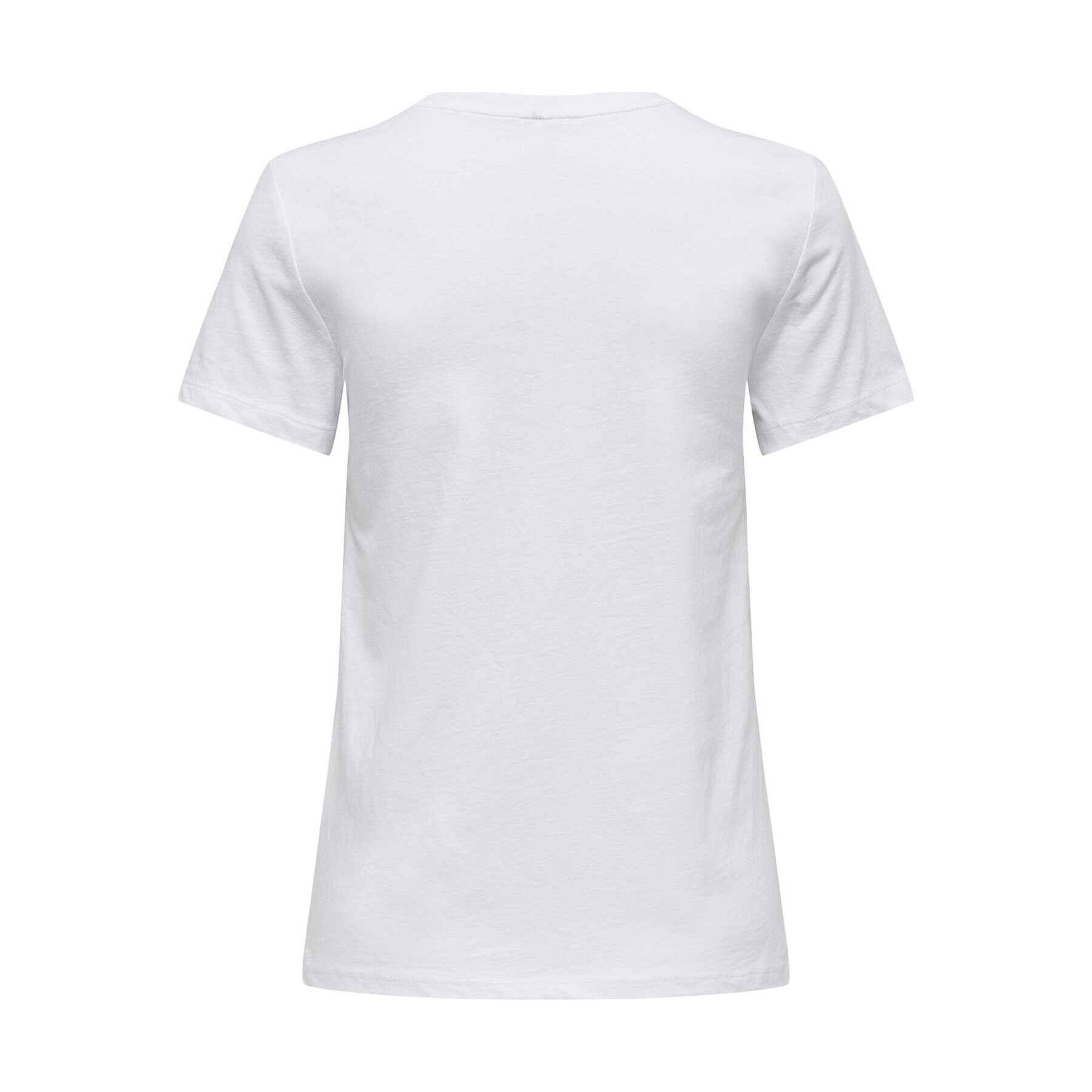 ONLY Тишърт 15306571 Бял Regular Fit - Pepit.bg