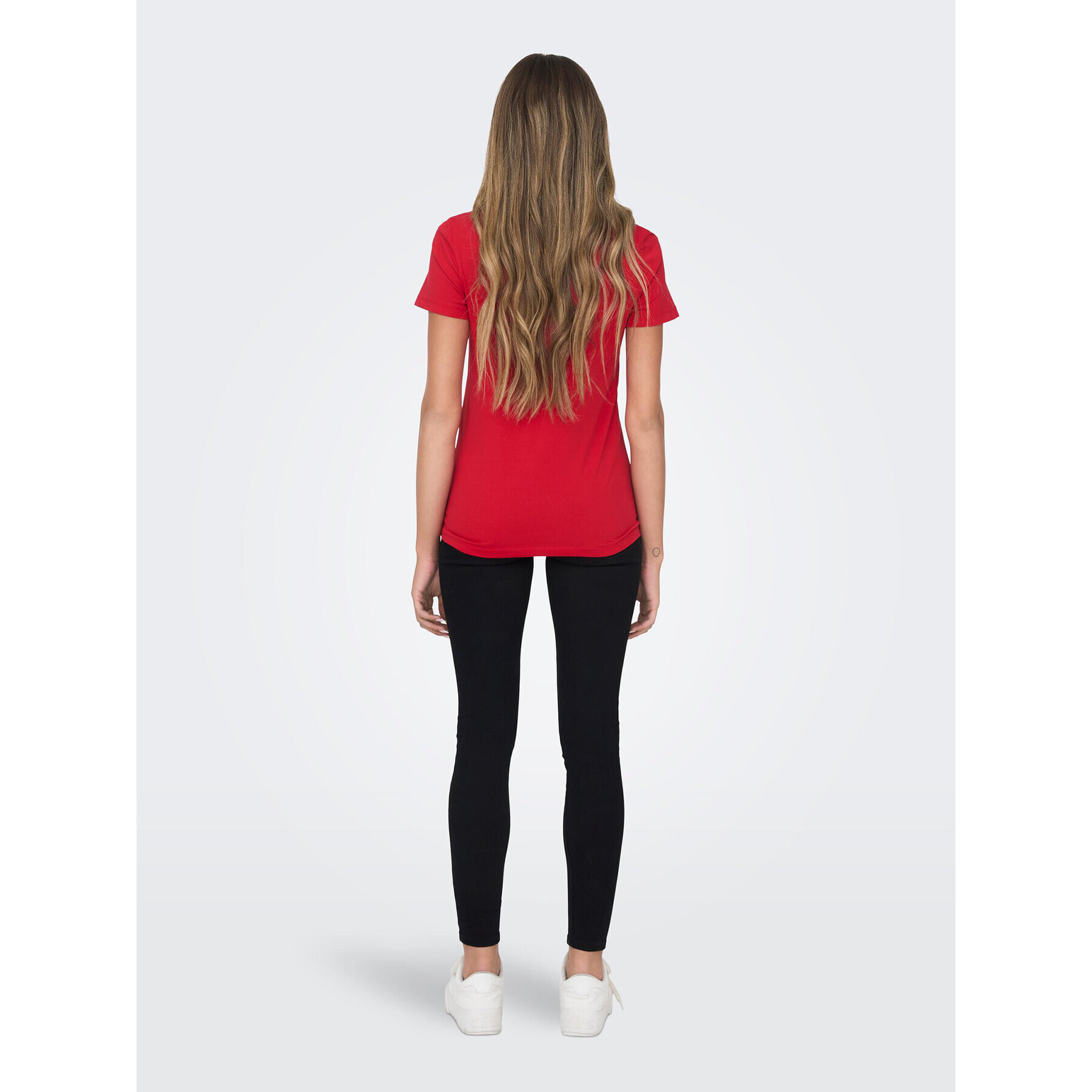 ONLY Тишърт 15306571 Червен Regular Fit - Pepit.bg