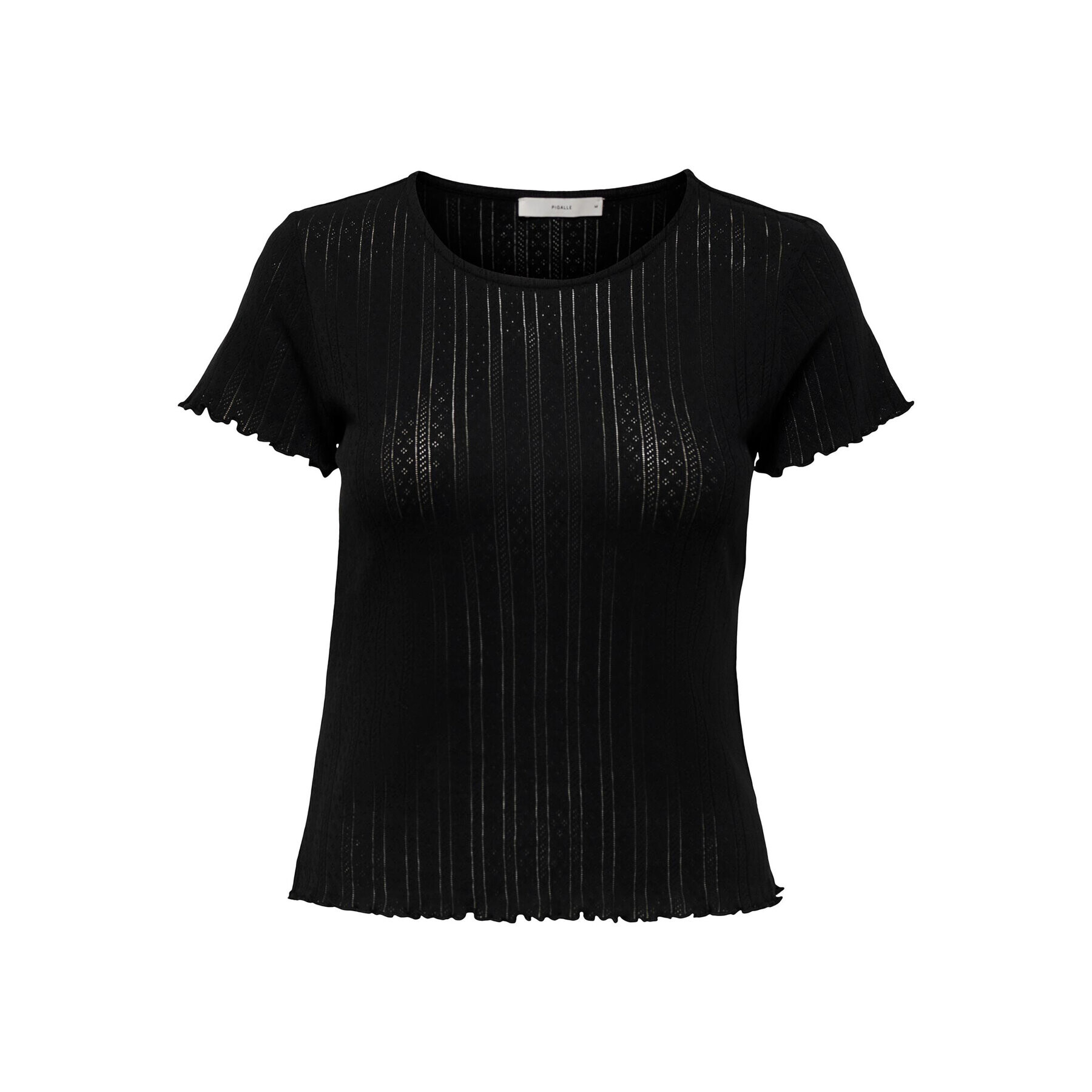 ONLY Тишърт Carlotta 15256154 Черен Tight Fit - Pepit.bg