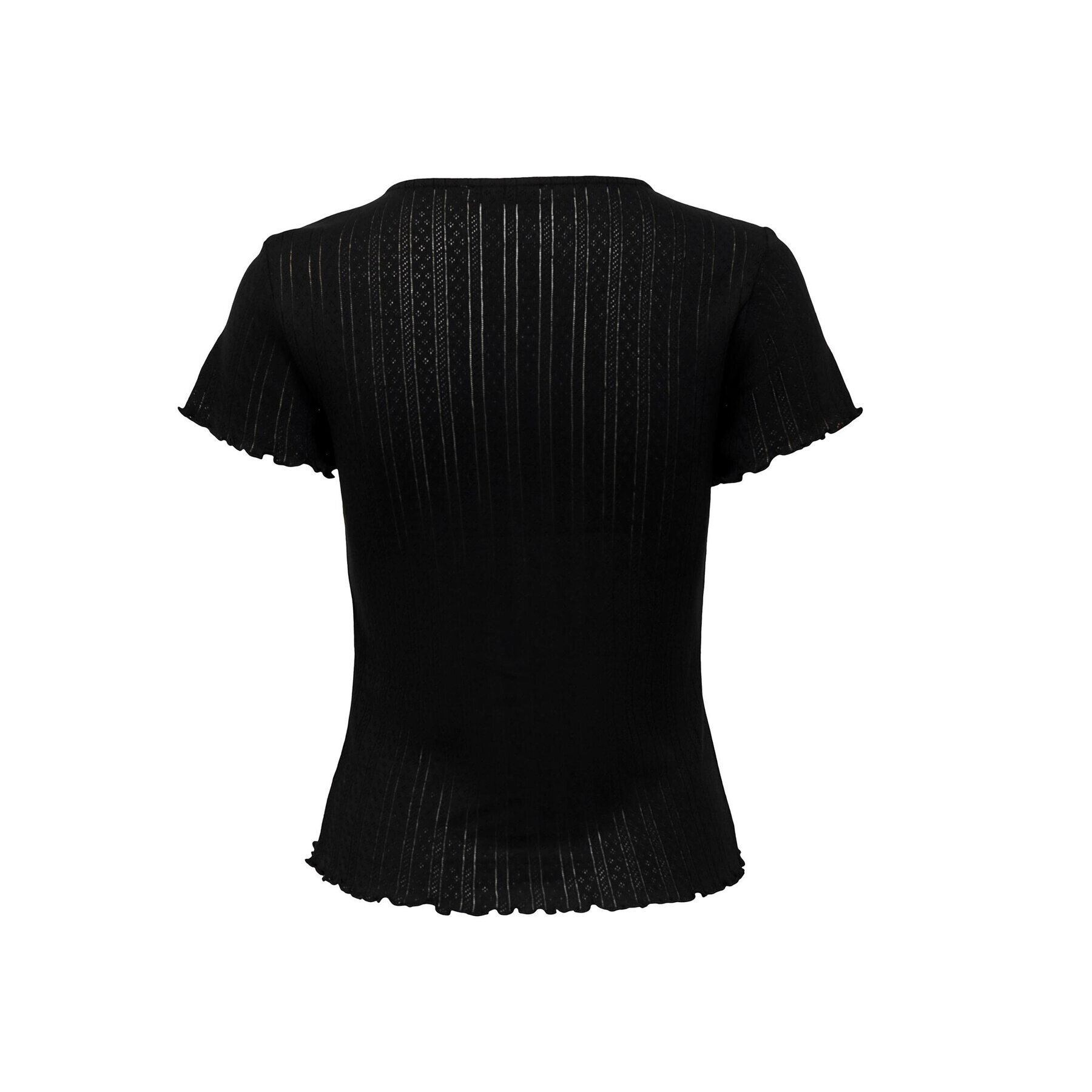 ONLY Тишърт Carlotta 15256154 Черен Tight Fit - Pepit.bg