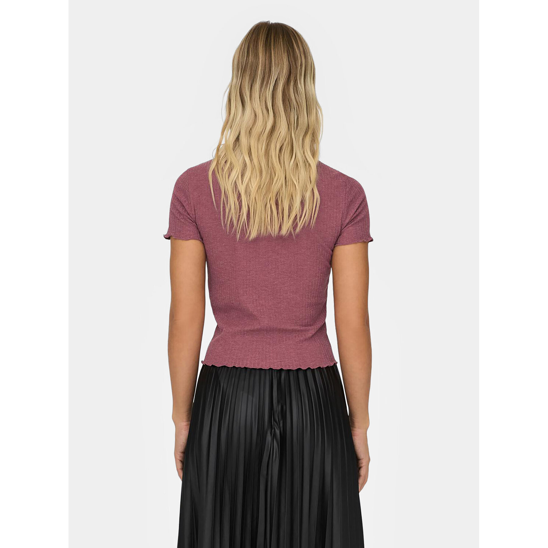 ONLY Тишърт Emma 15201206 Розов Slim Fit - Pepit.bg
