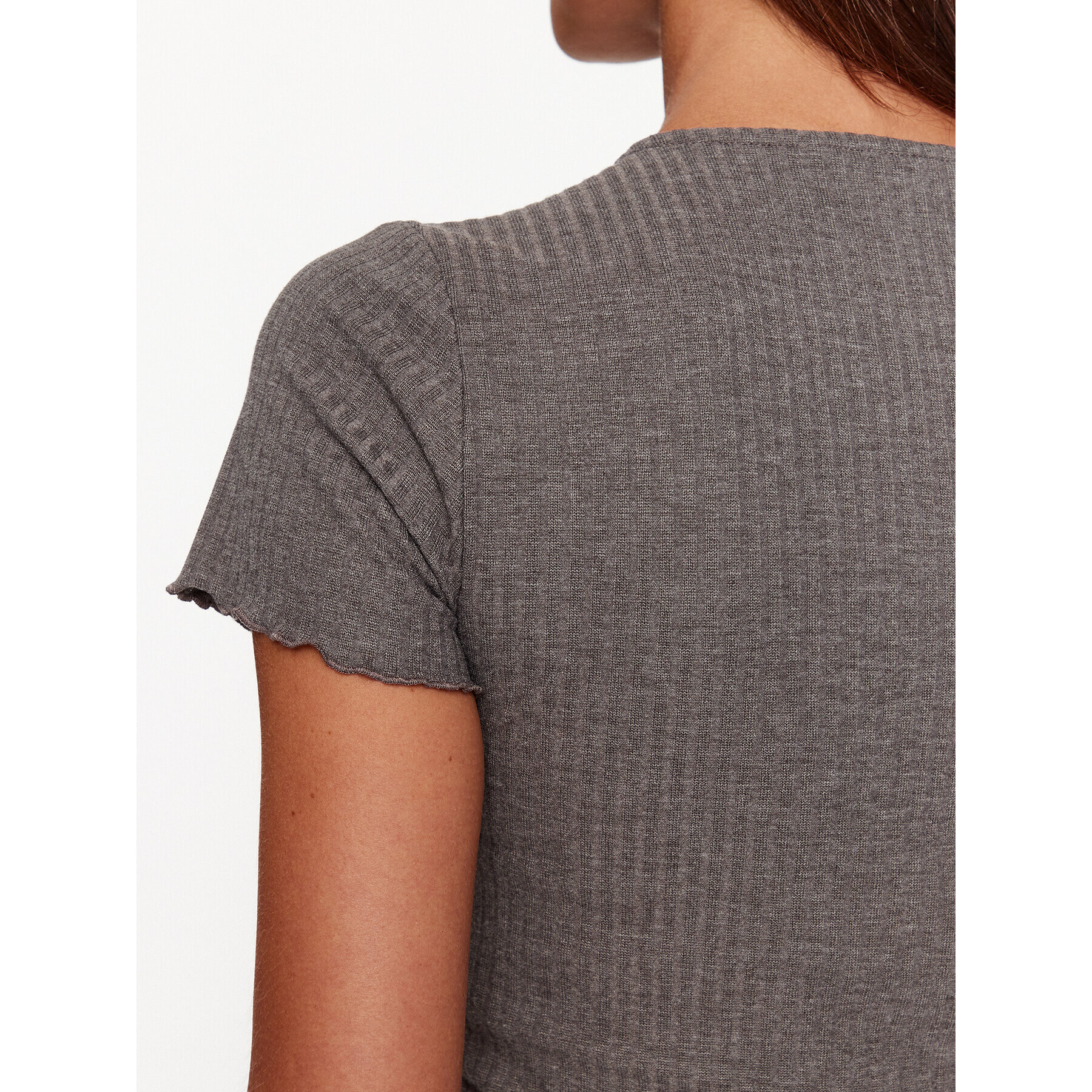 ONLY Тишърт Emma 15201206 Сив Slim Fit - Pepit.bg