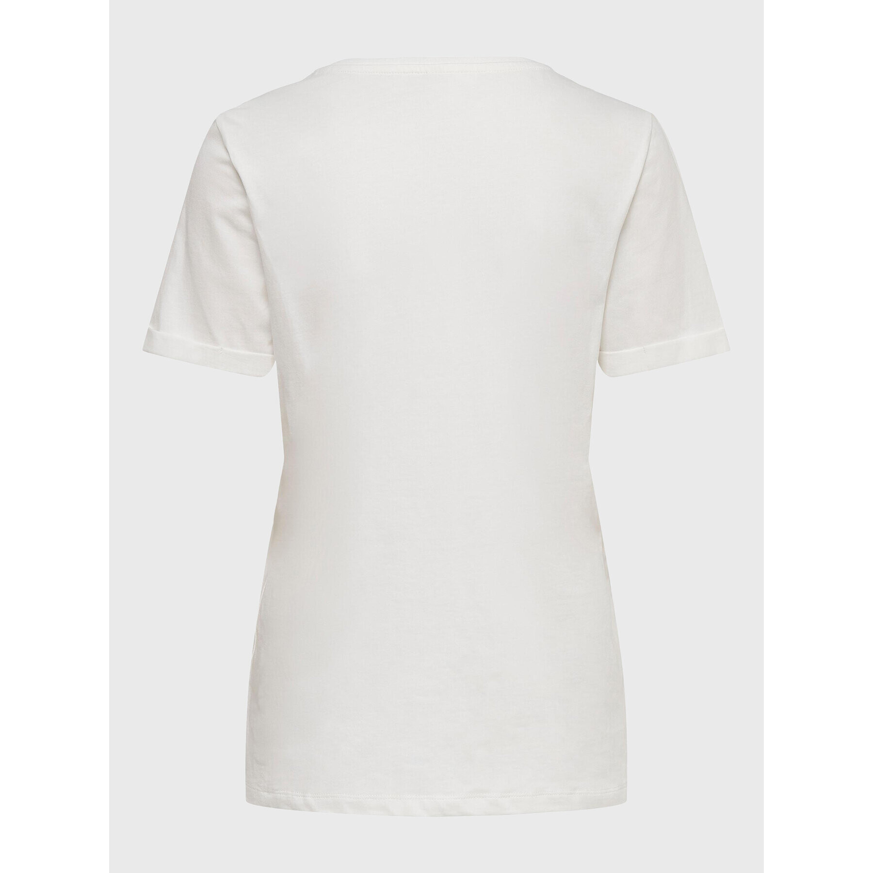 ONLY Тишърт Kita 15244714 Бял Regular Fit - Pepit.bg
