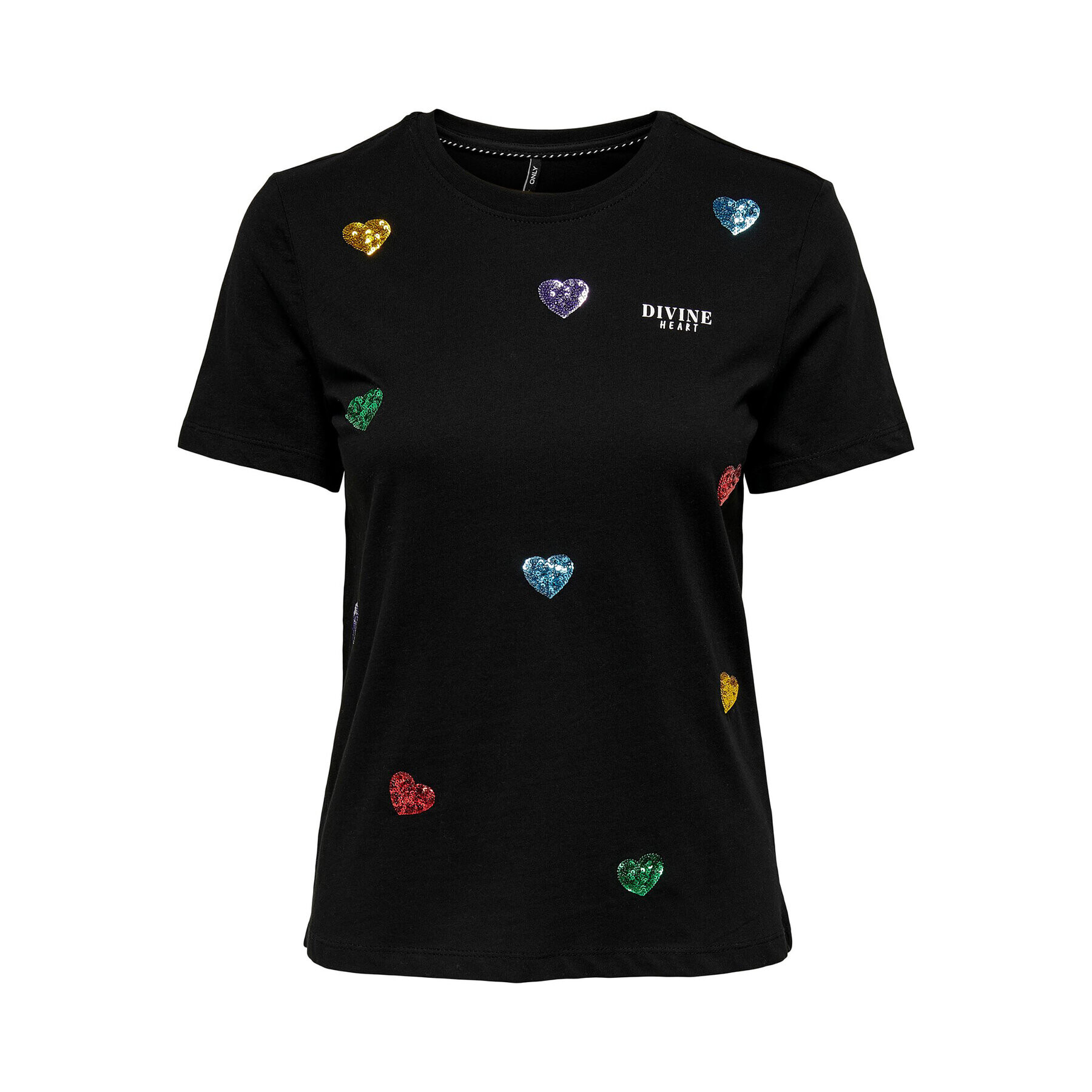 ONLY Тишърт Kita 15286647 Черен Regular Fit - Pepit.bg