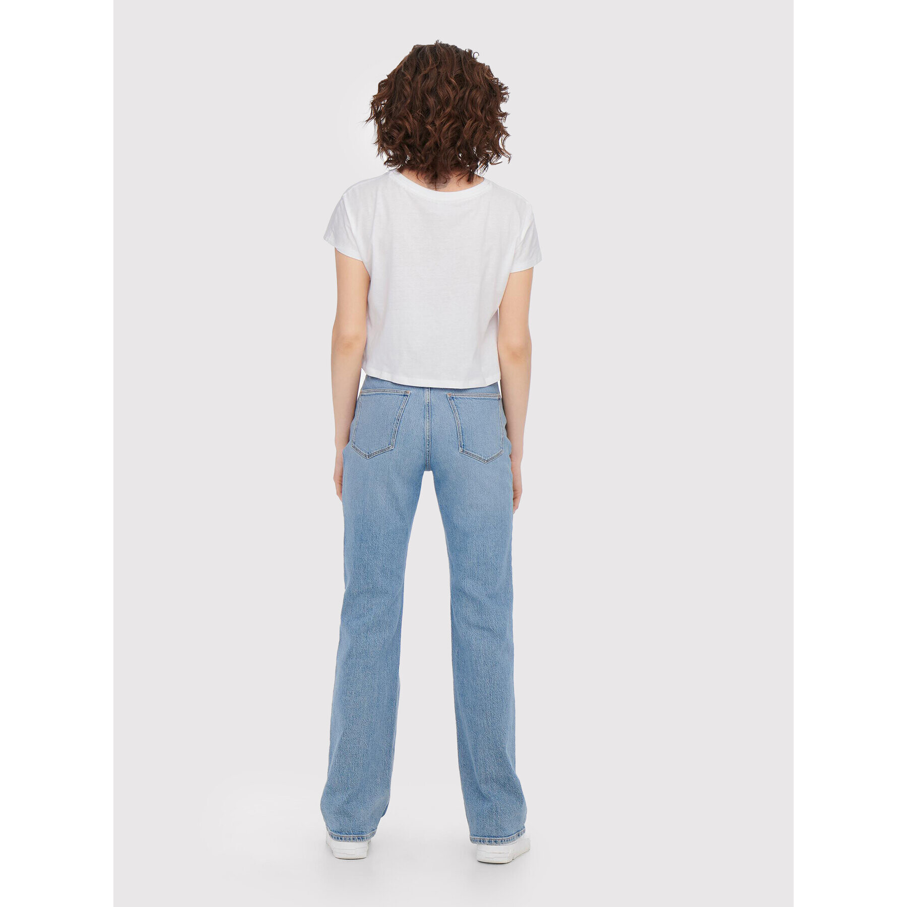 ONLY Тишърт Lisa 15263099 Бял Relaxed Fit - Pepit.bg