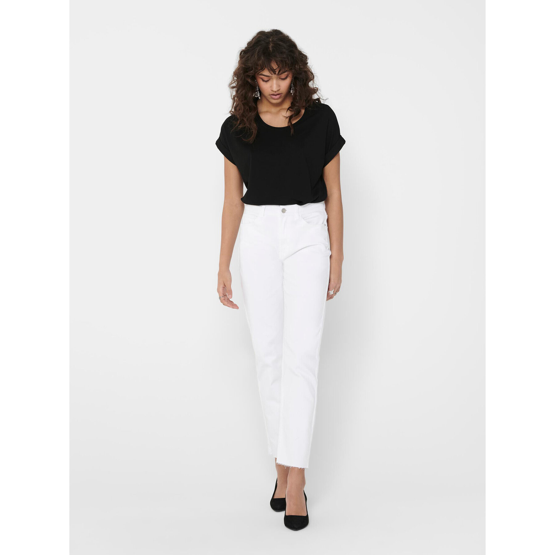 ONLY Тишърт Moster 15106662 Черен Loose Fit - Pepit.bg