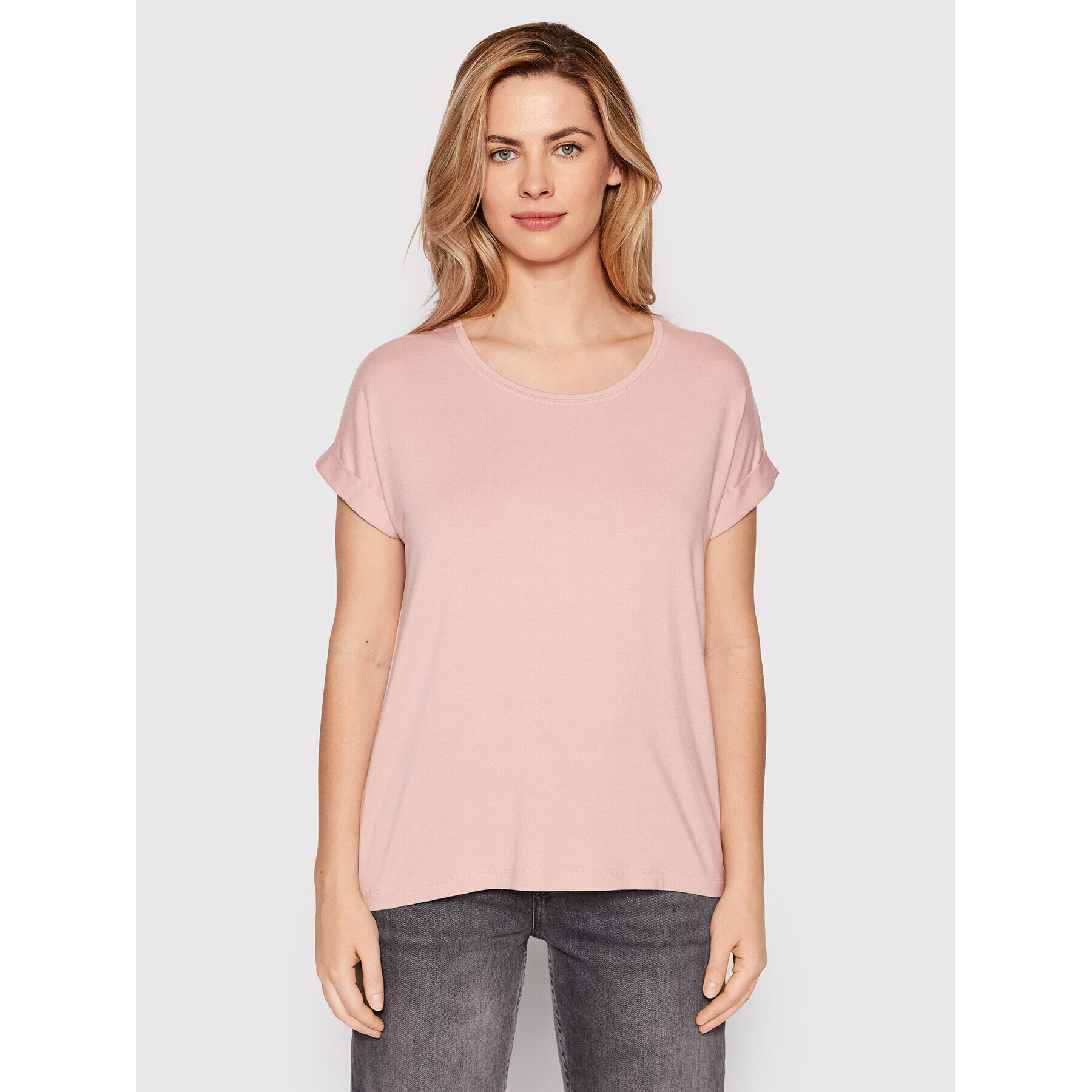 ONLY Тишърт Moster 15106662 Розов Loose Fit - Pepit.bg