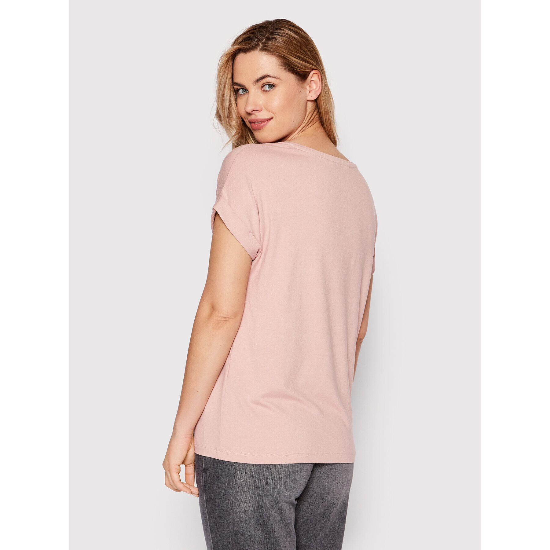 ONLY Тишърт Moster 15106662 Розов Loose Fit - Pepit.bg