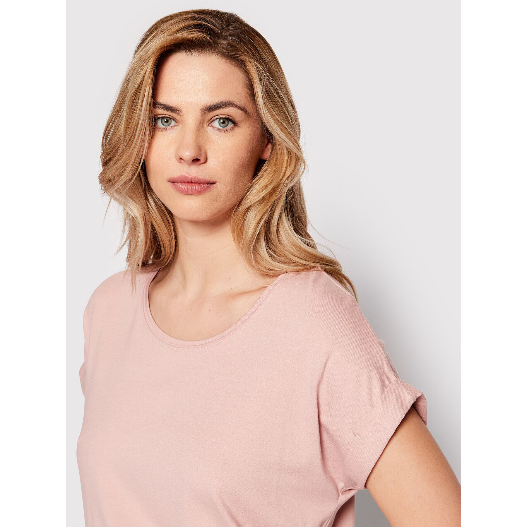 ONLY Тишърт Moster 15106662 Розов Loose Fit - Pepit.bg