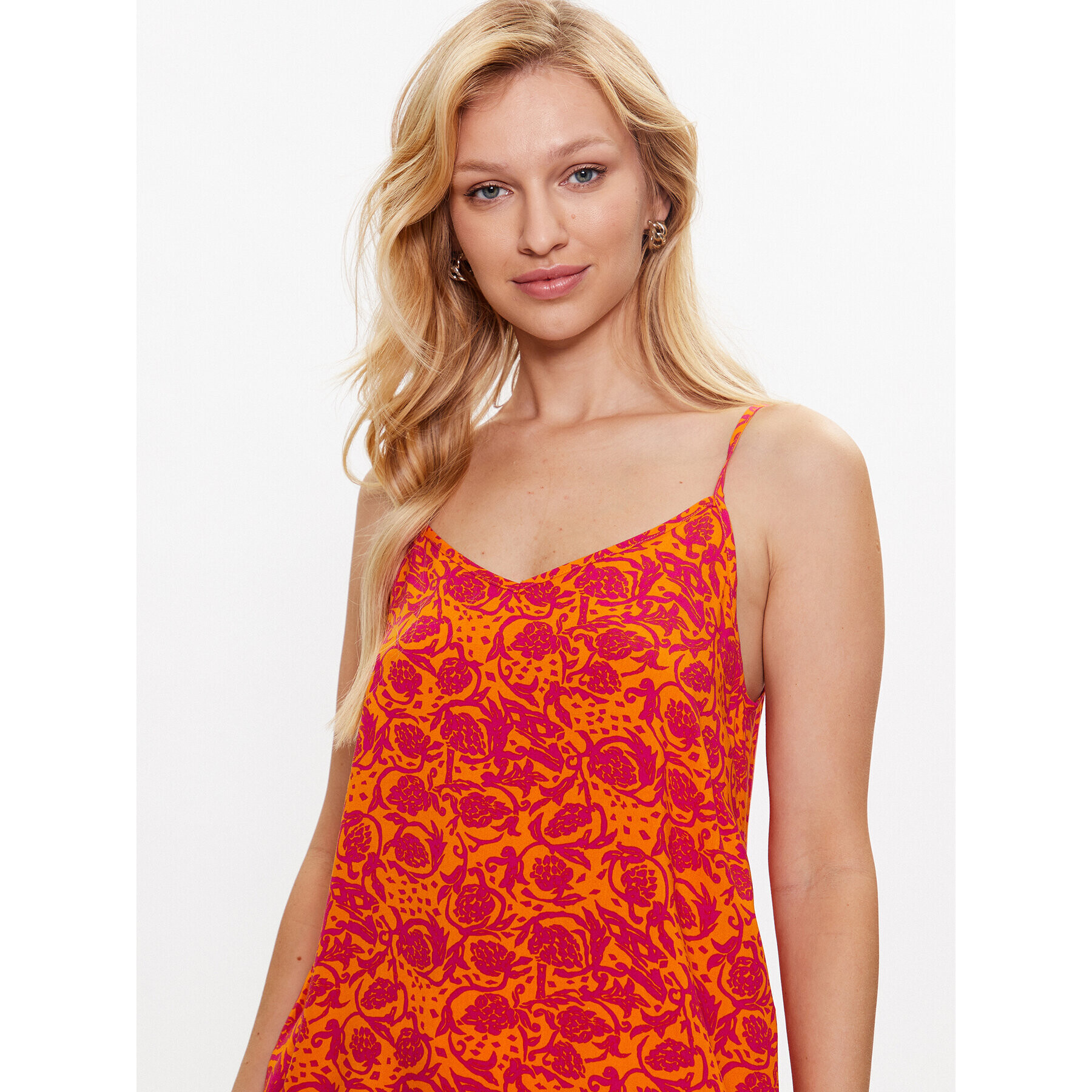 ONLY топ 15222159 Оранжев Regular Fit - Pepit.bg