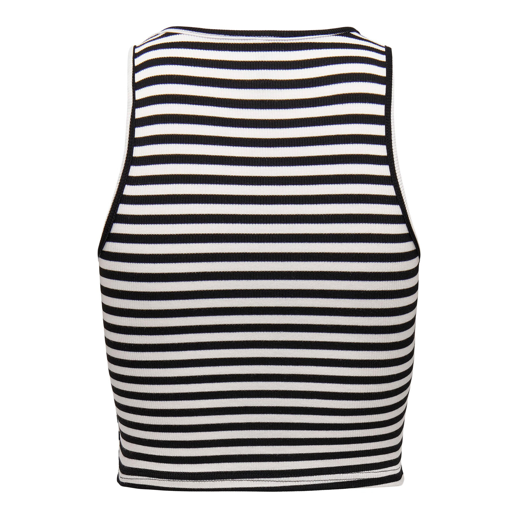 ONLY топ 15289846 Черен Cropped Fit - Pepit.bg