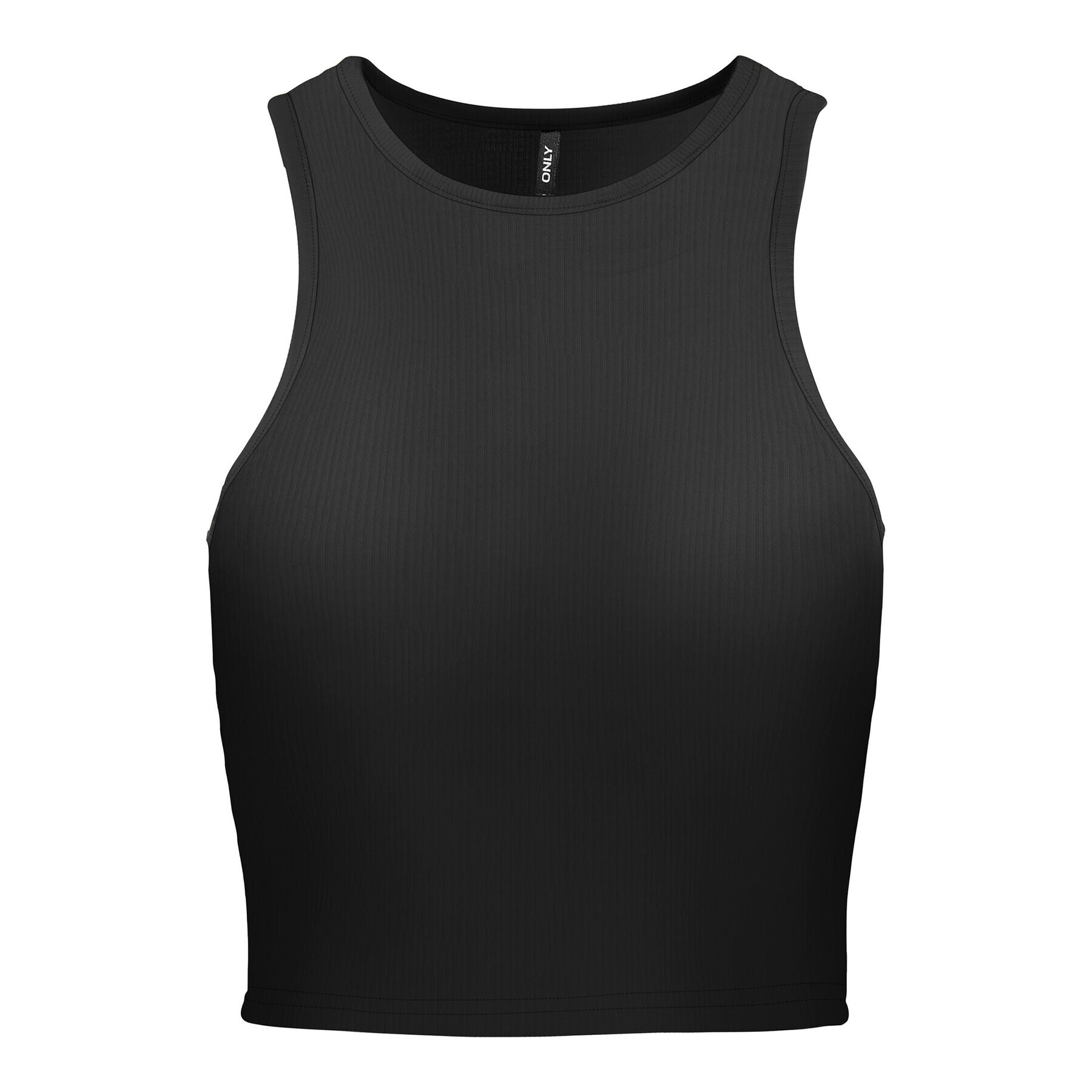 ONLY топ 15289846 Черен Cropped Fit - Pepit.bg