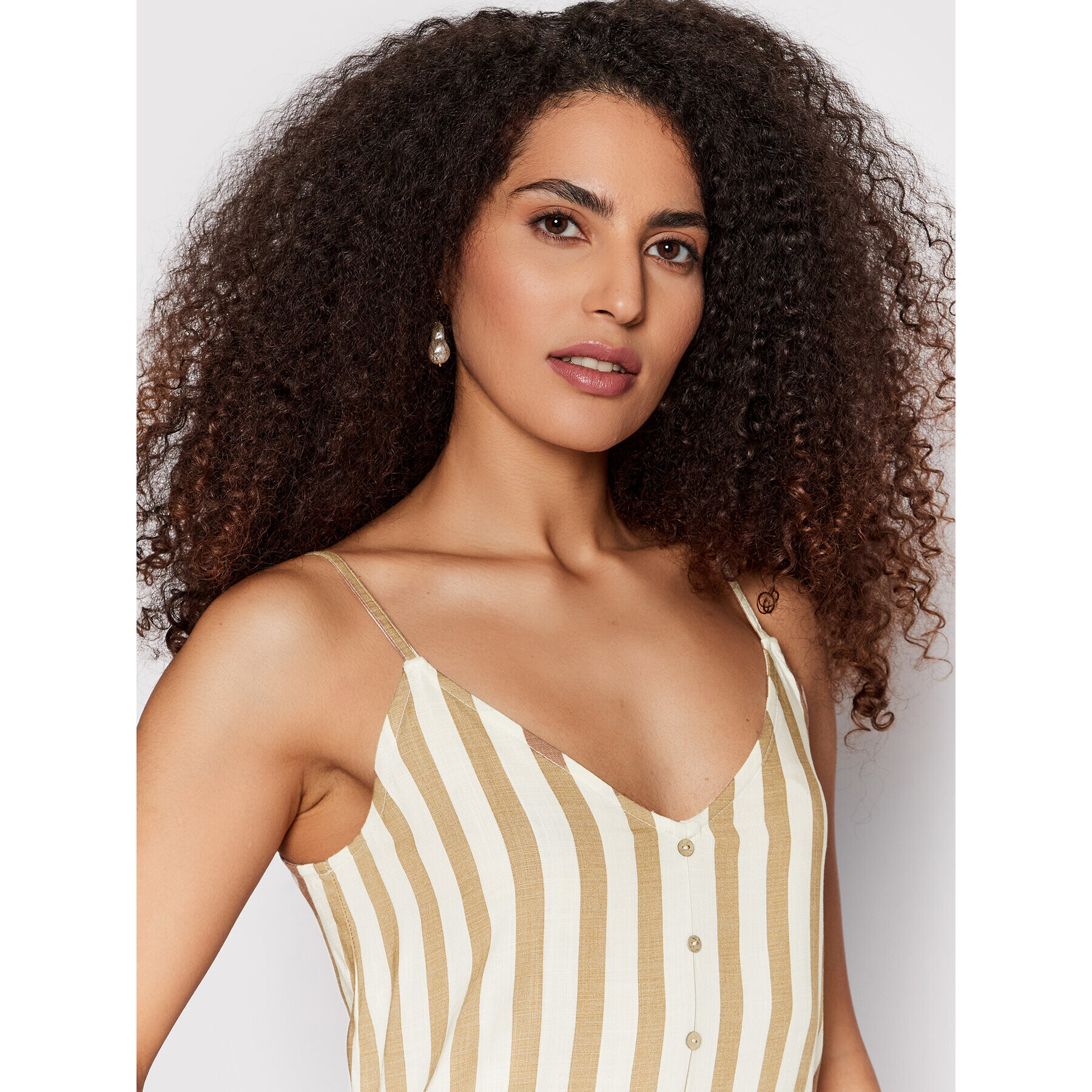 ONLY топ Astrid 15204820 Кафяв Loose Fit - Pepit.bg