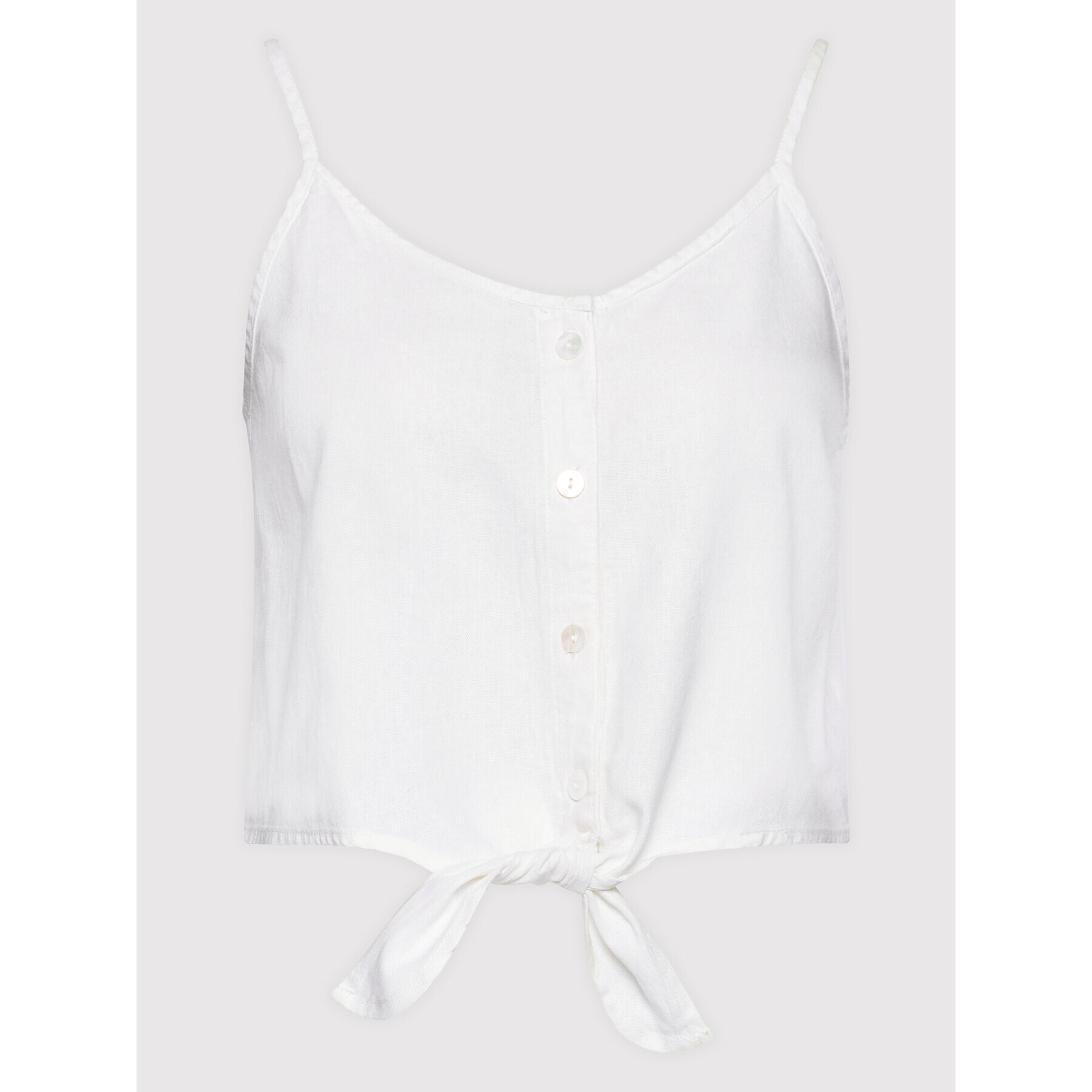 ONLY топ Caro 15255161 Бял Regular Fit - Pepit.bg