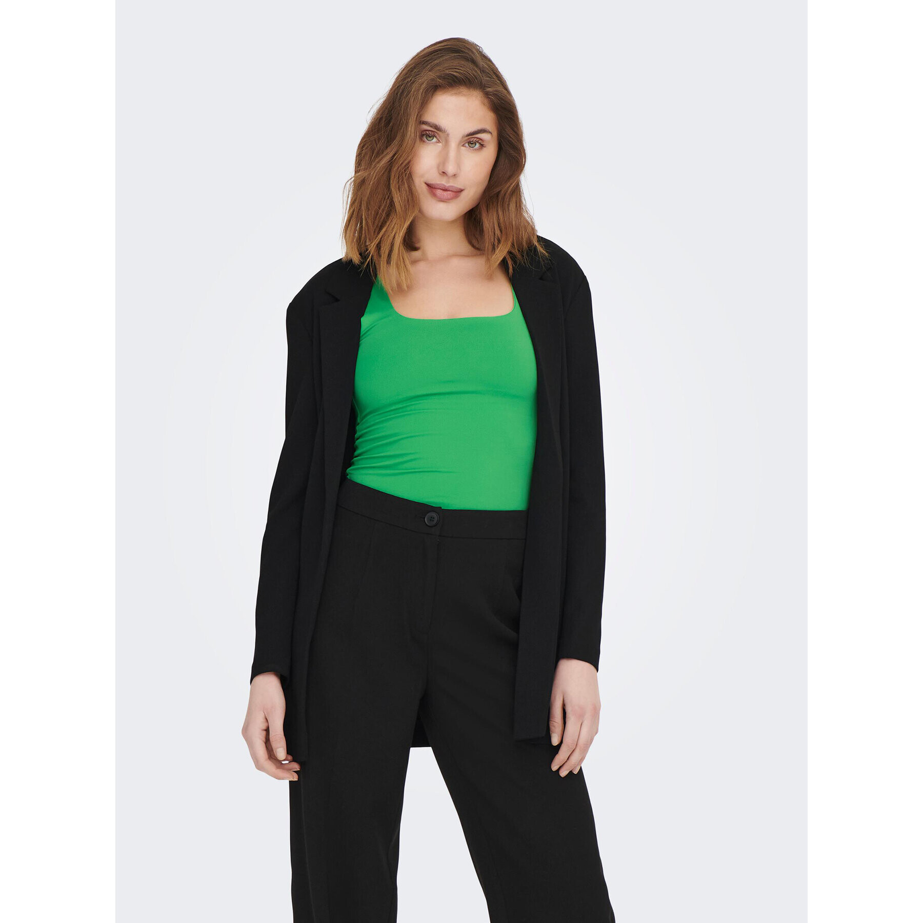 ONLY топ Lea 15278090 Зелен Regular Fit - Pepit.bg