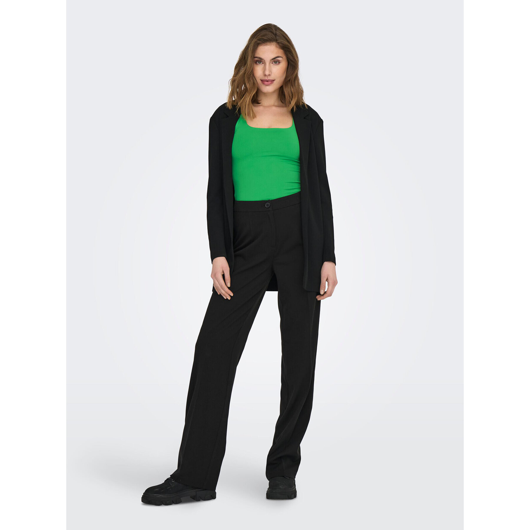 ONLY топ Lea 15278090 Зелен Regular Fit - Pepit.bg