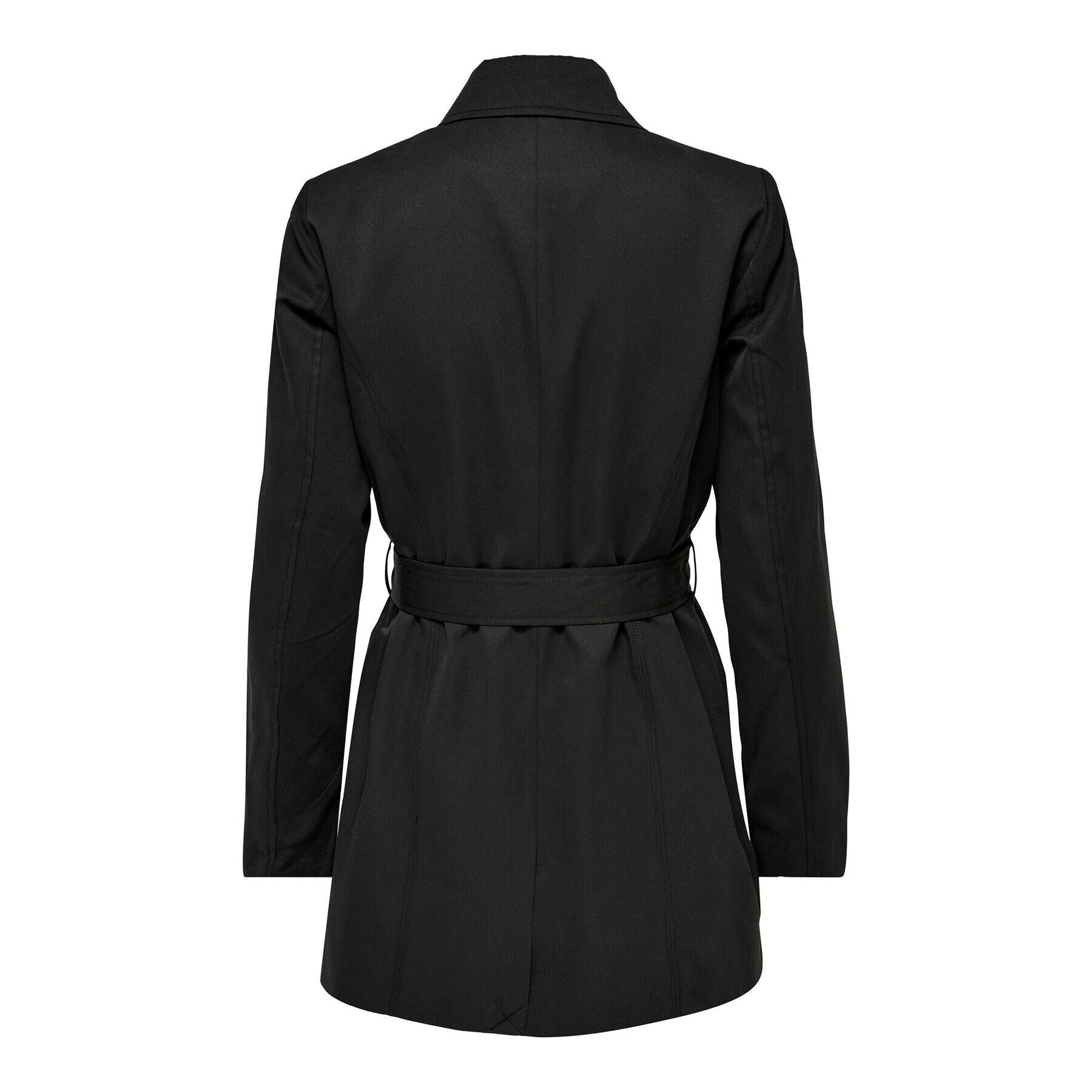 ONLY Тренч 15191821 Черен Regular Fit - Pepit.bg