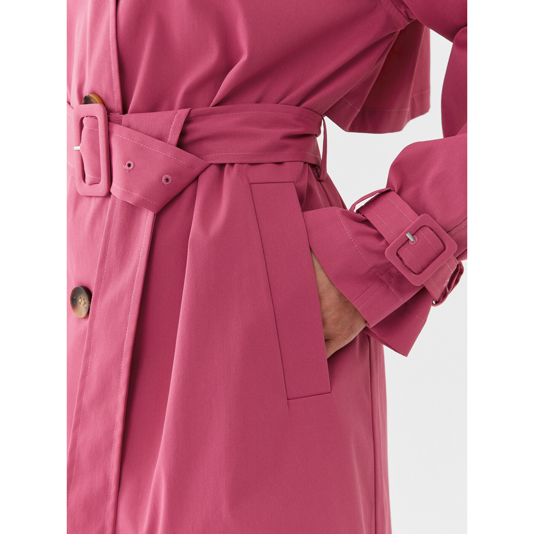 ONLY Тренч 15285115 Розов Regular Fit - Pepit.bg